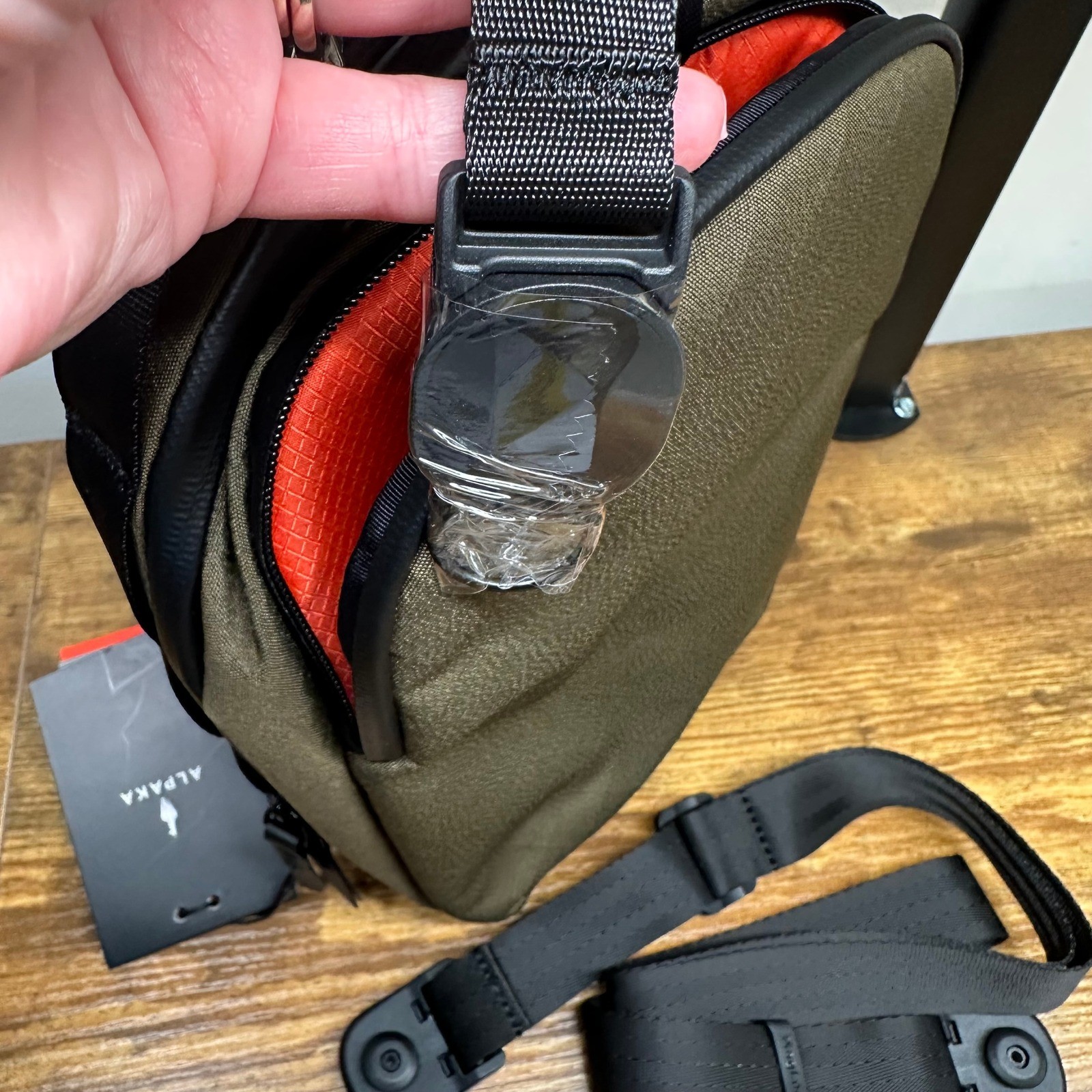 NEW Alpaka Metro Sling Max Army Green Axogrid 300D Water Resistant 3L Bag