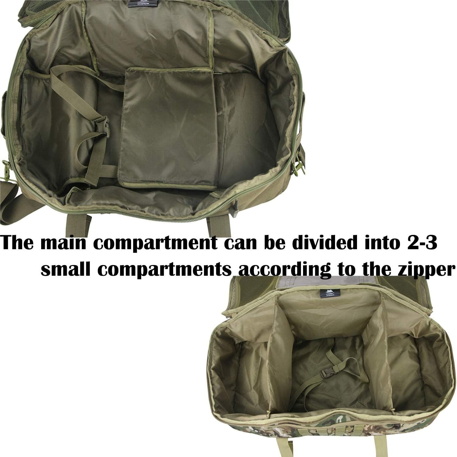 3 In 1 Tactical 30L Military Backpack Travel Duffle Bag for Weekender Gym Wor…