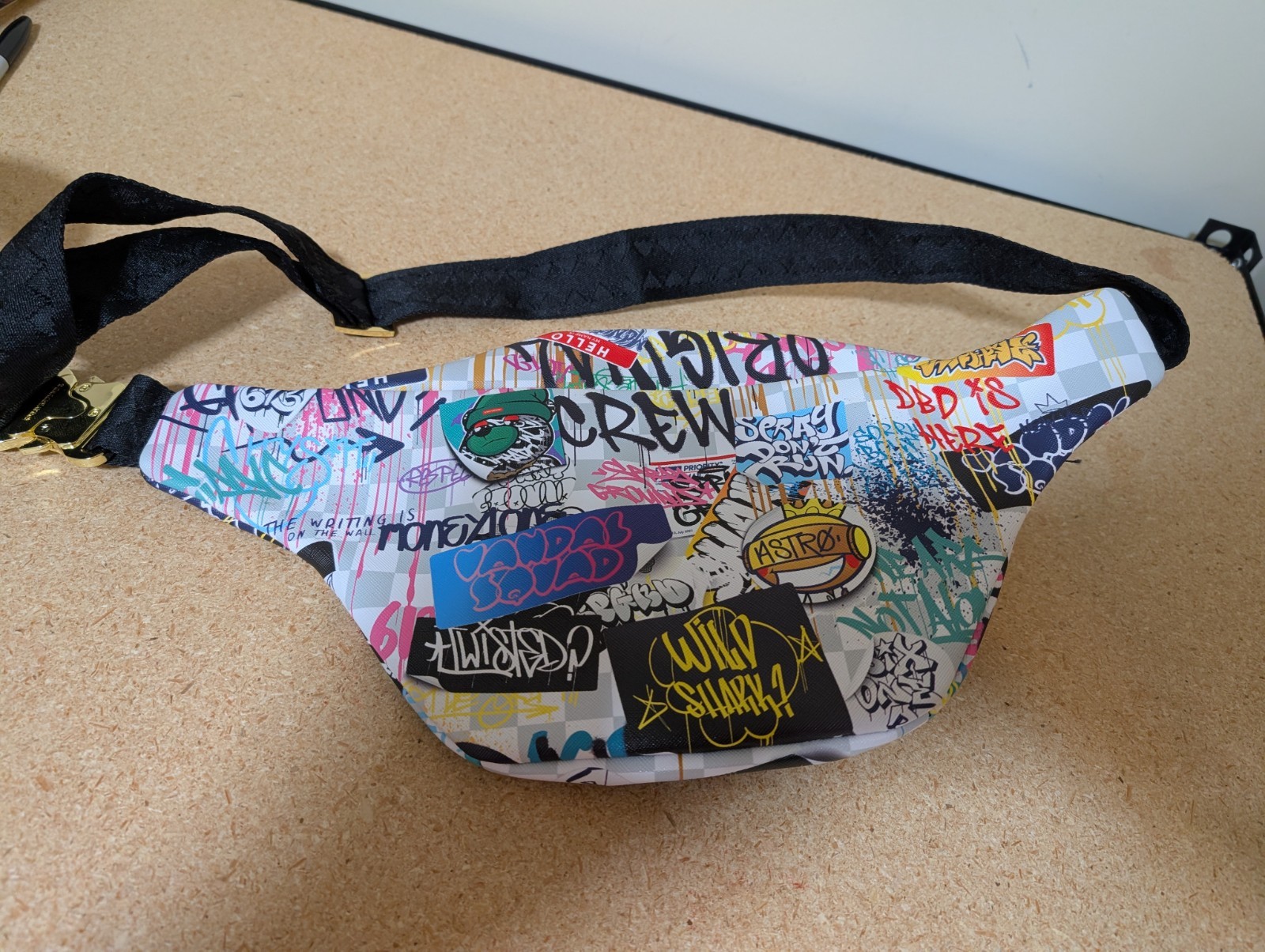 *Used* SPRAYGROUND CREATE ANOTHER DAY Savvy Crossover Bag (910B6607NSZ) 👍