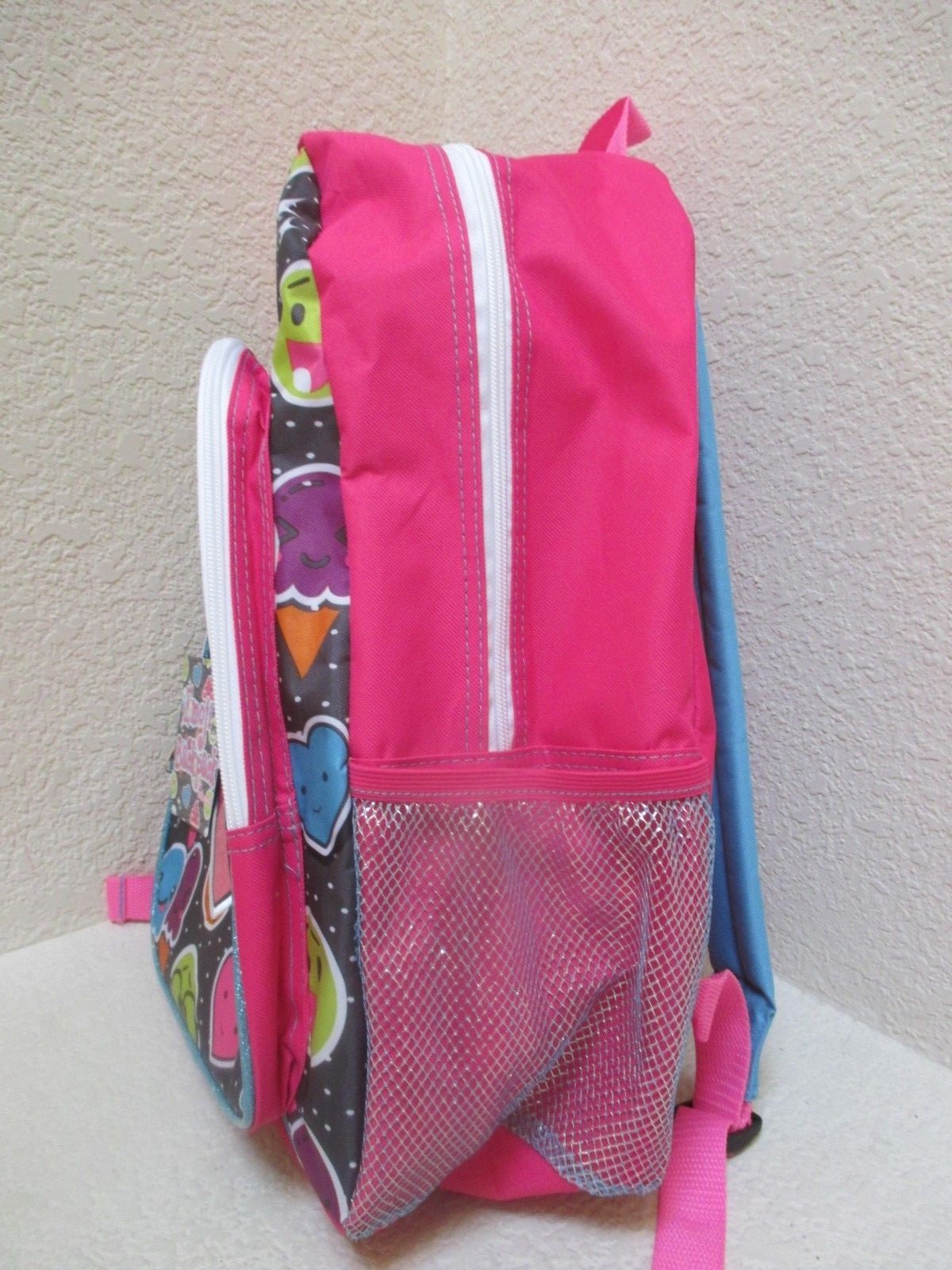 Emoji by Trailmaker Girls Pink Backpack, New with Tag