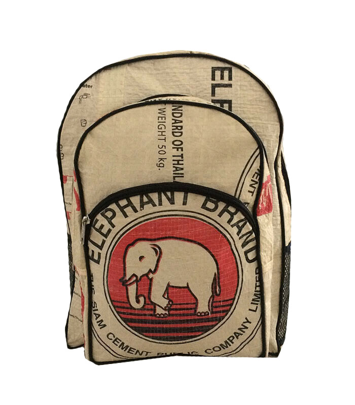 Elephant Brand Deluxe Recycled Backpack Fair Trade from Cambodia