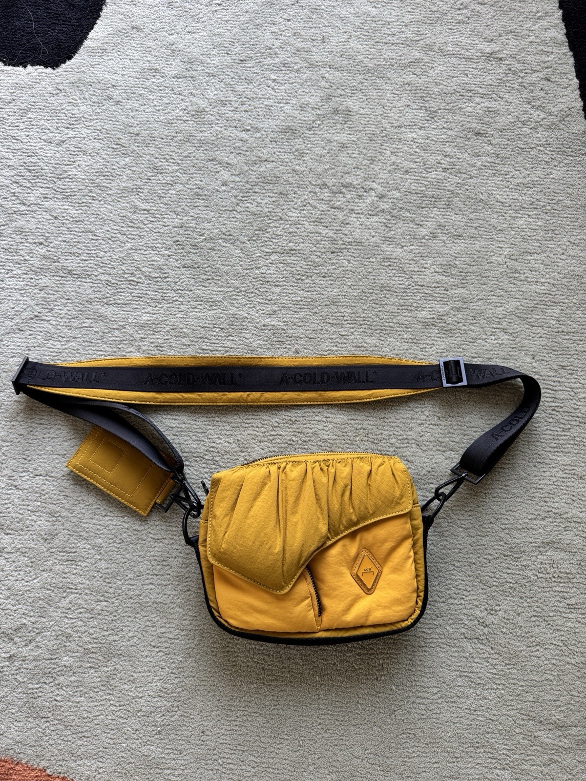 A-COLD-WALL* Shale Padded Envelope Bag Yellow