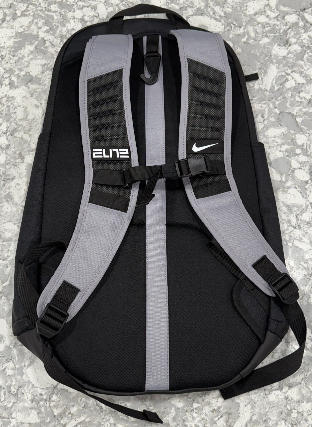 Nike Hoops Elite Pro Backpack Gray Basketball School Laptop BA5554 012 – NEW