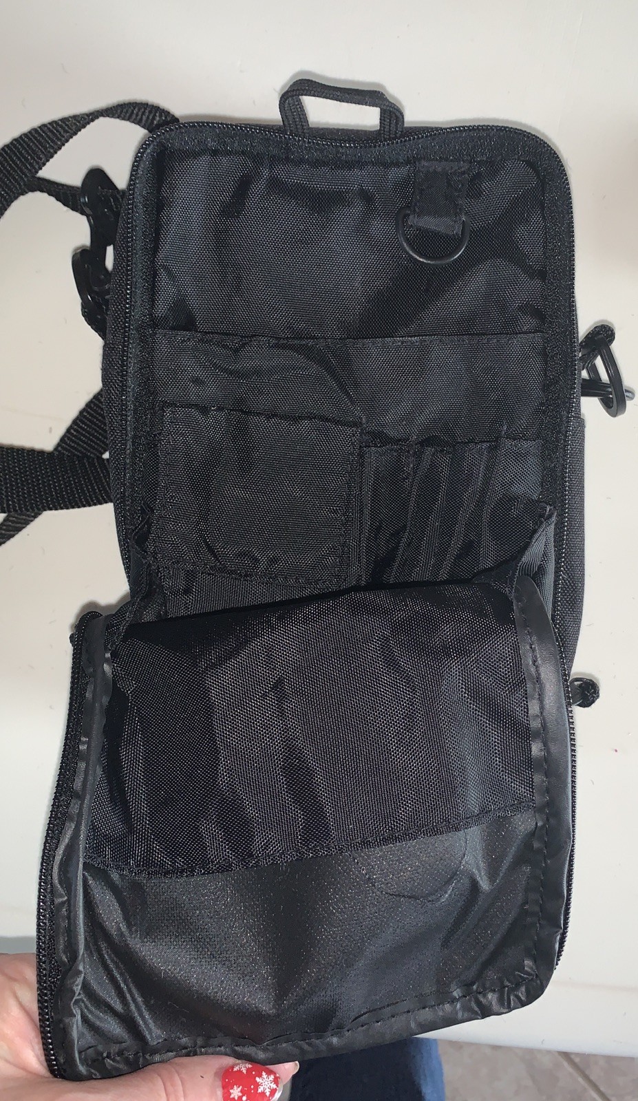 East Sport Bag Travel Pouch Multi-Pocket Nylon Black B5 Camera Bag Compact