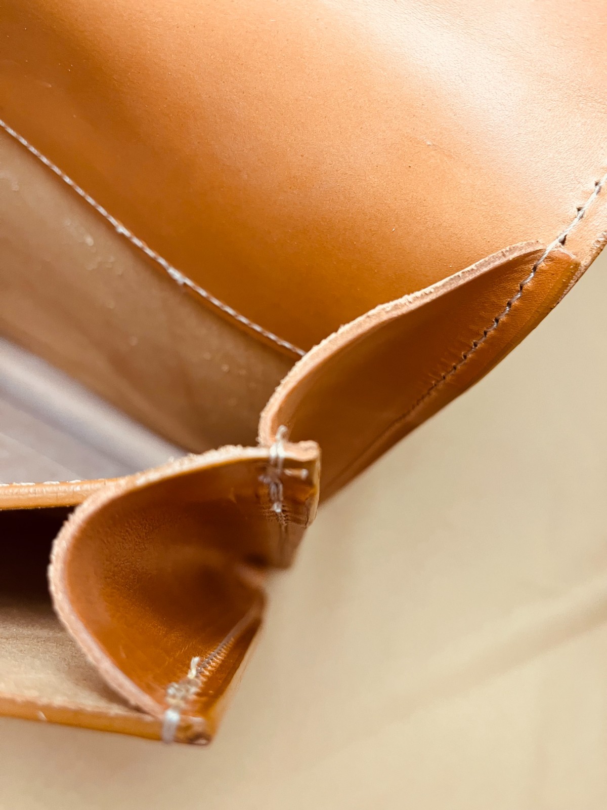 STEPHEN BROOKS English Tan Bridle Leather Briefcase / Portfolio / Satchel – USA