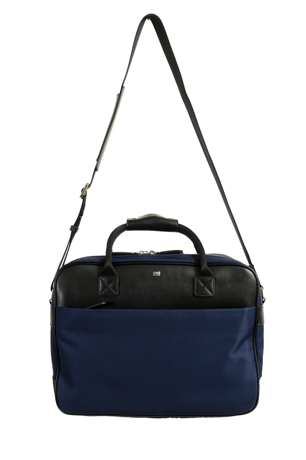 Cavalli Class Men’s “Hunter” Navy Blue Briefcase Bag