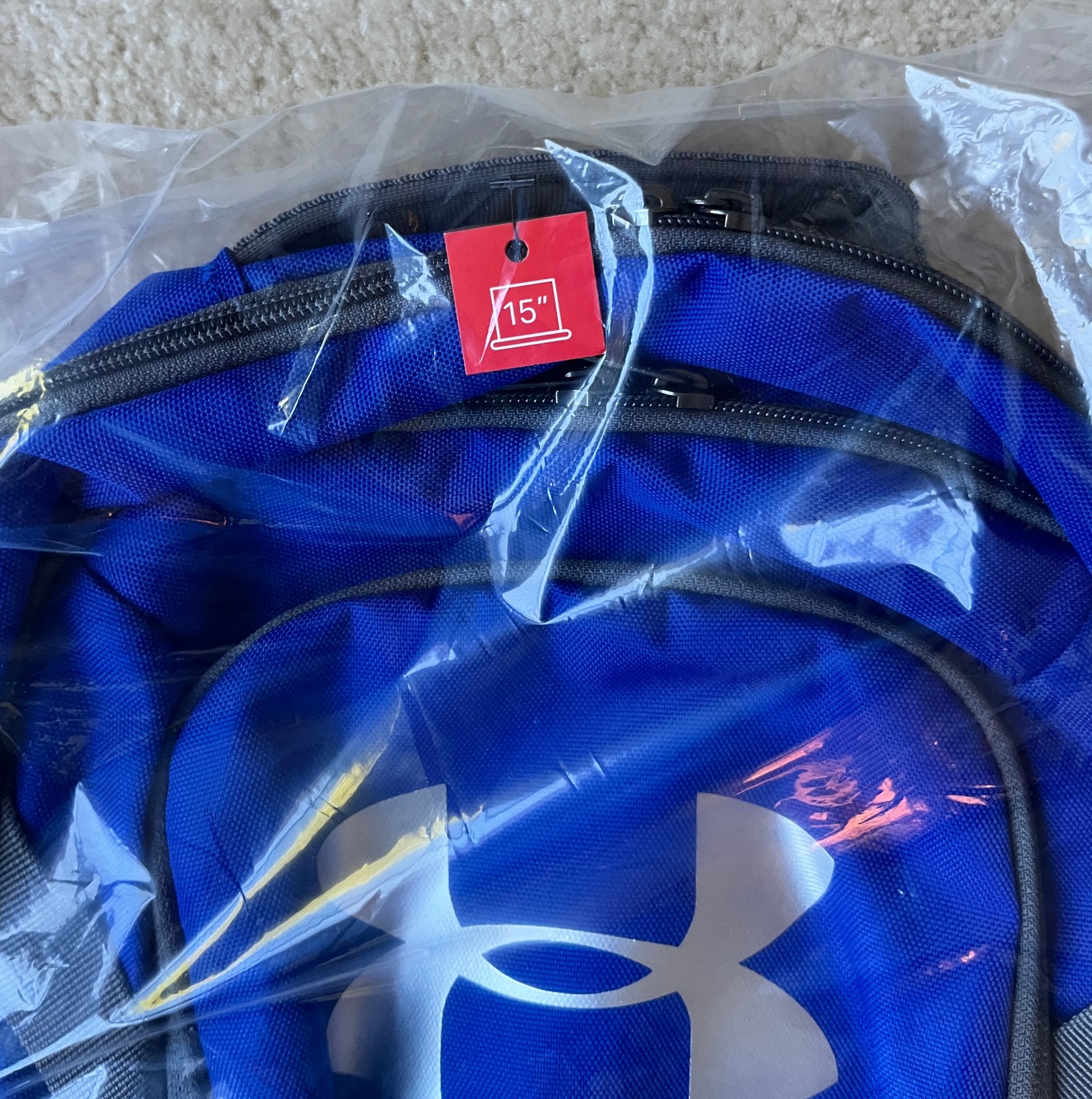 Under Armour Men’s UA Hustle 3.0 Backpack Royal/Graphite Water Resistance Hiking