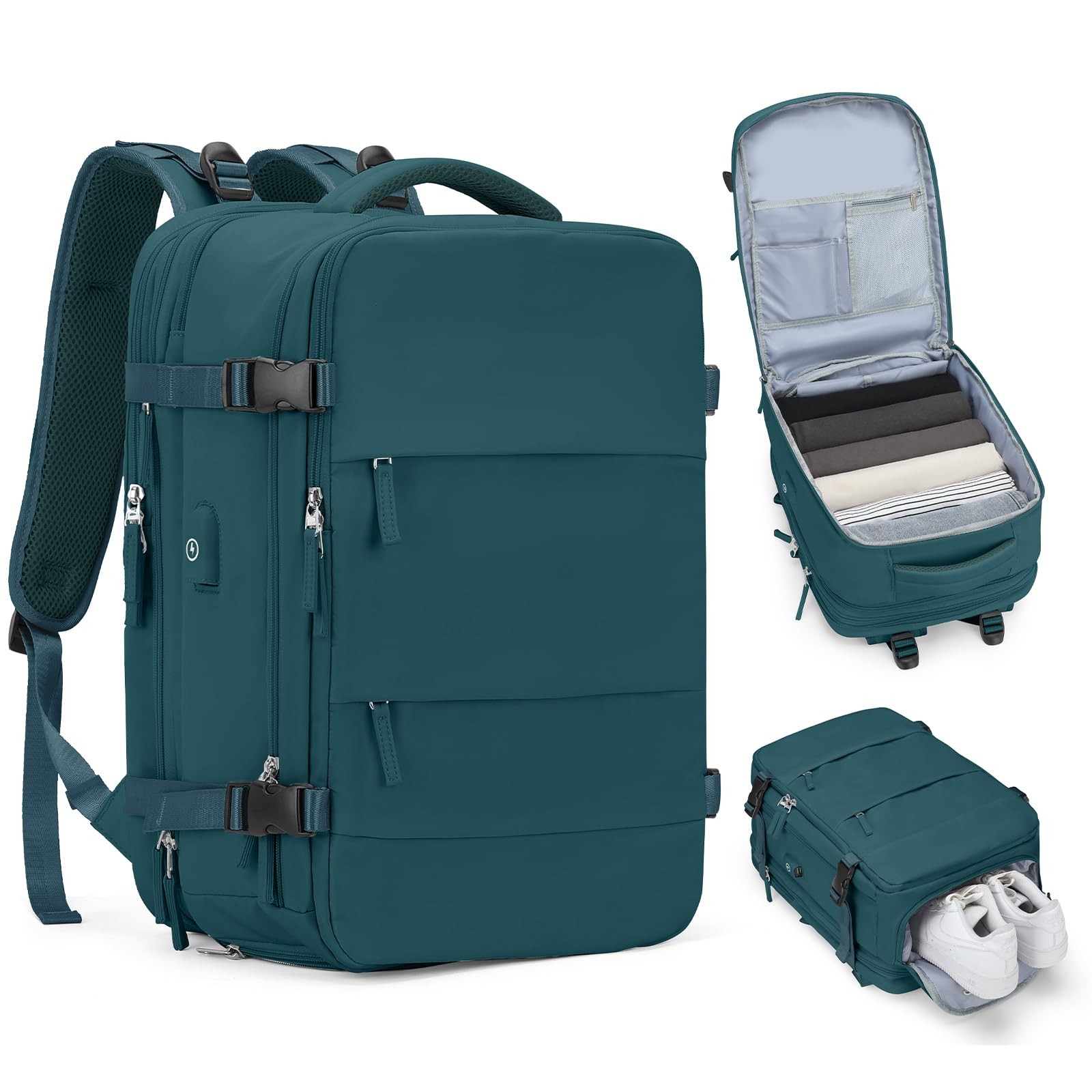 coofay Extra Large Backpack For Traveling On Airplane Carry On Backpack Fligh…