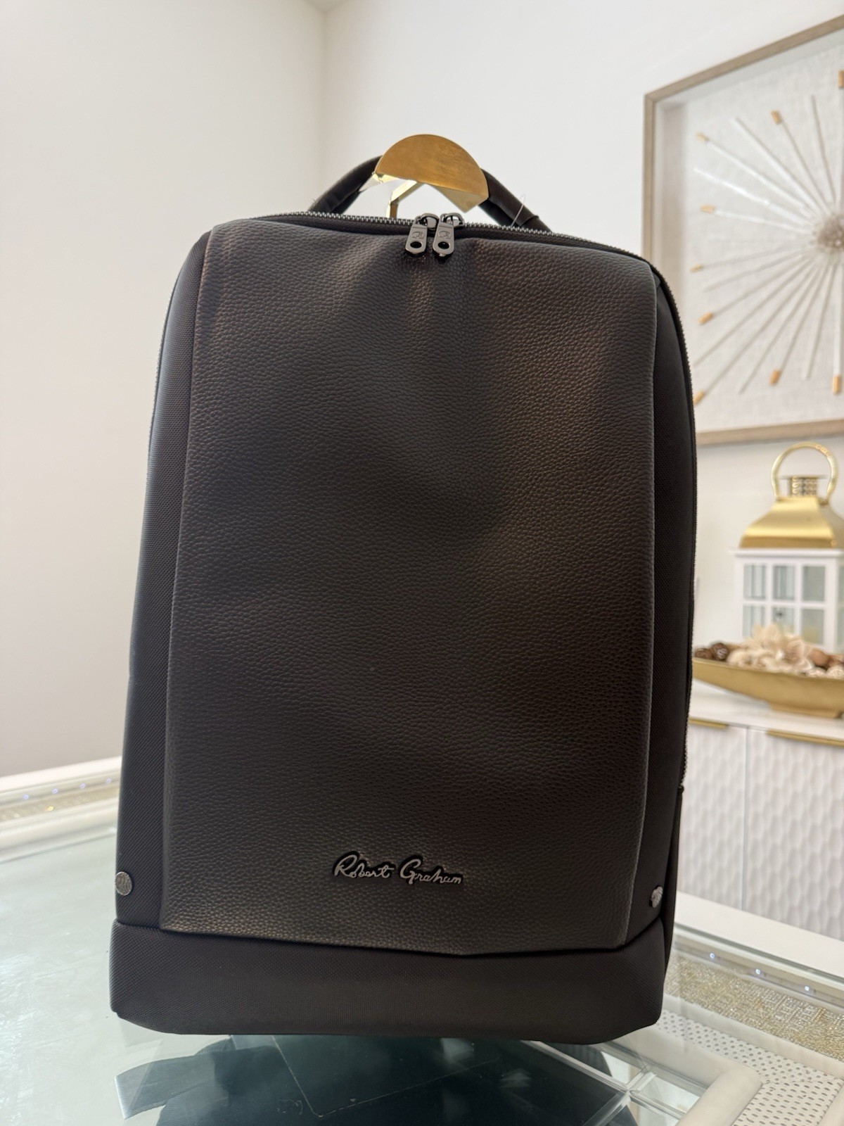 Robert Graham Thurston Mix Media Backpack Black NWT $228