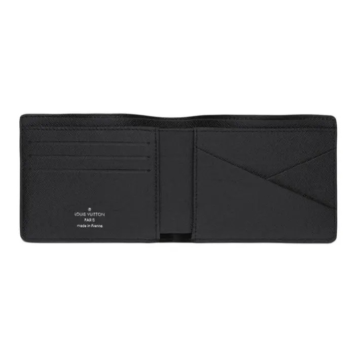 LOUIS VUITTON Multiple Classic Old Flower Full Print Wallet Men’s 4.5×0.5×3.5 in