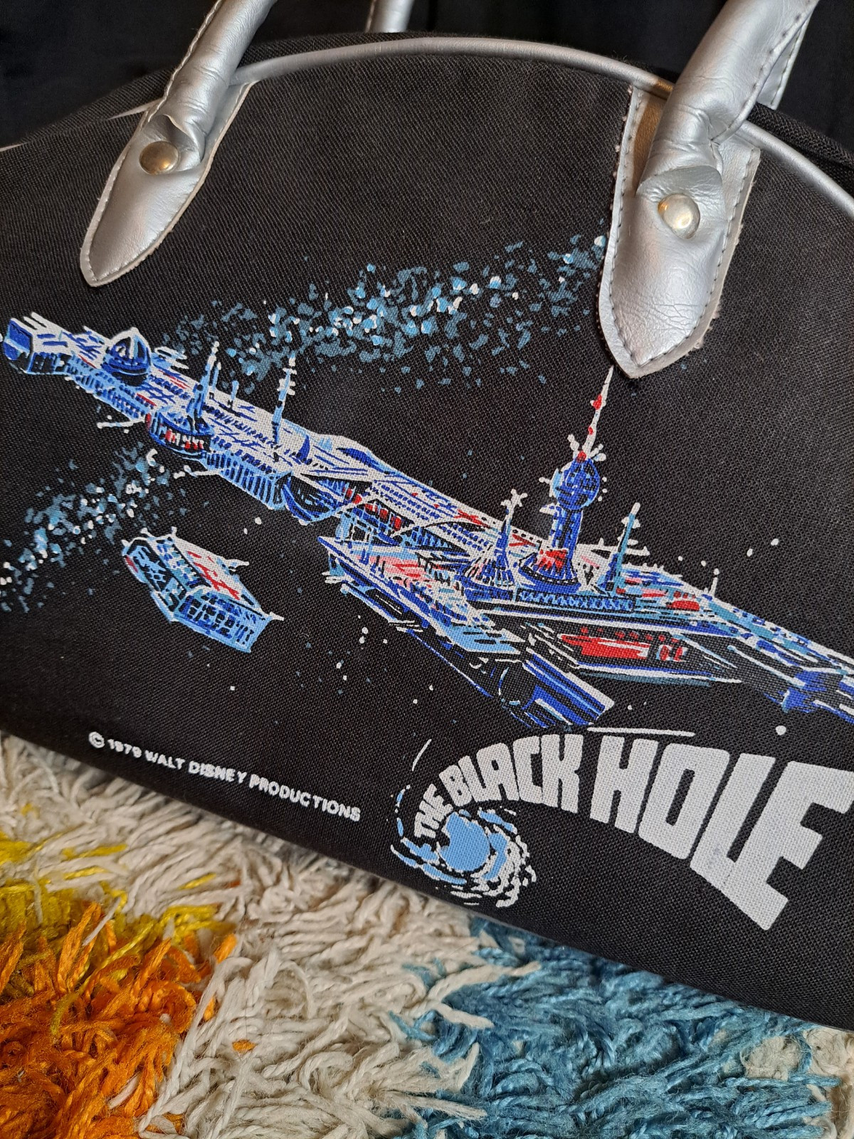 Vintage Walt Disney 1979 The Black Hole Collectible Bag Like New See Description