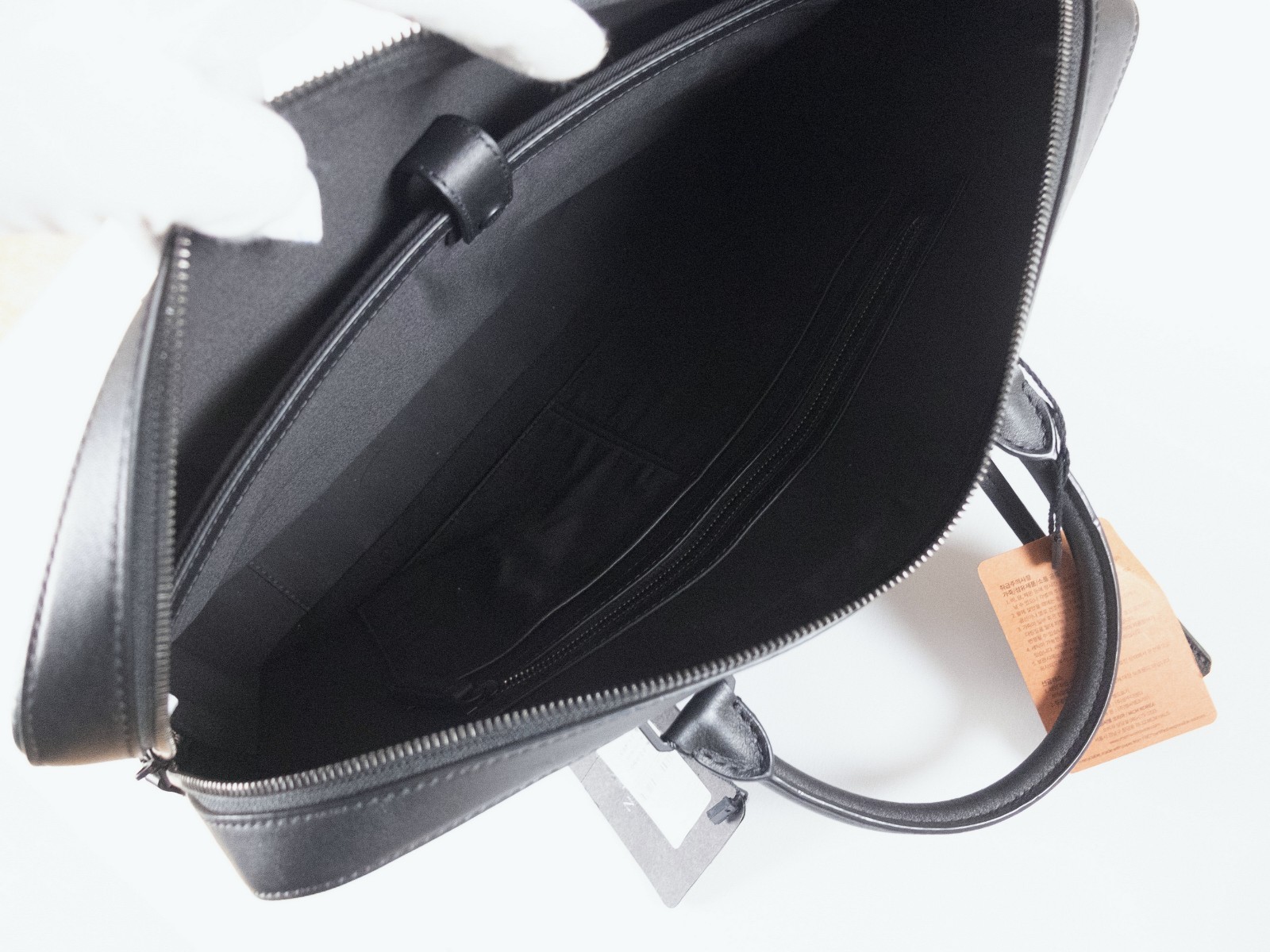 (NO CUSTOMS TAX) MCM Large Klassik Visetos black coated canvas briefcase bag