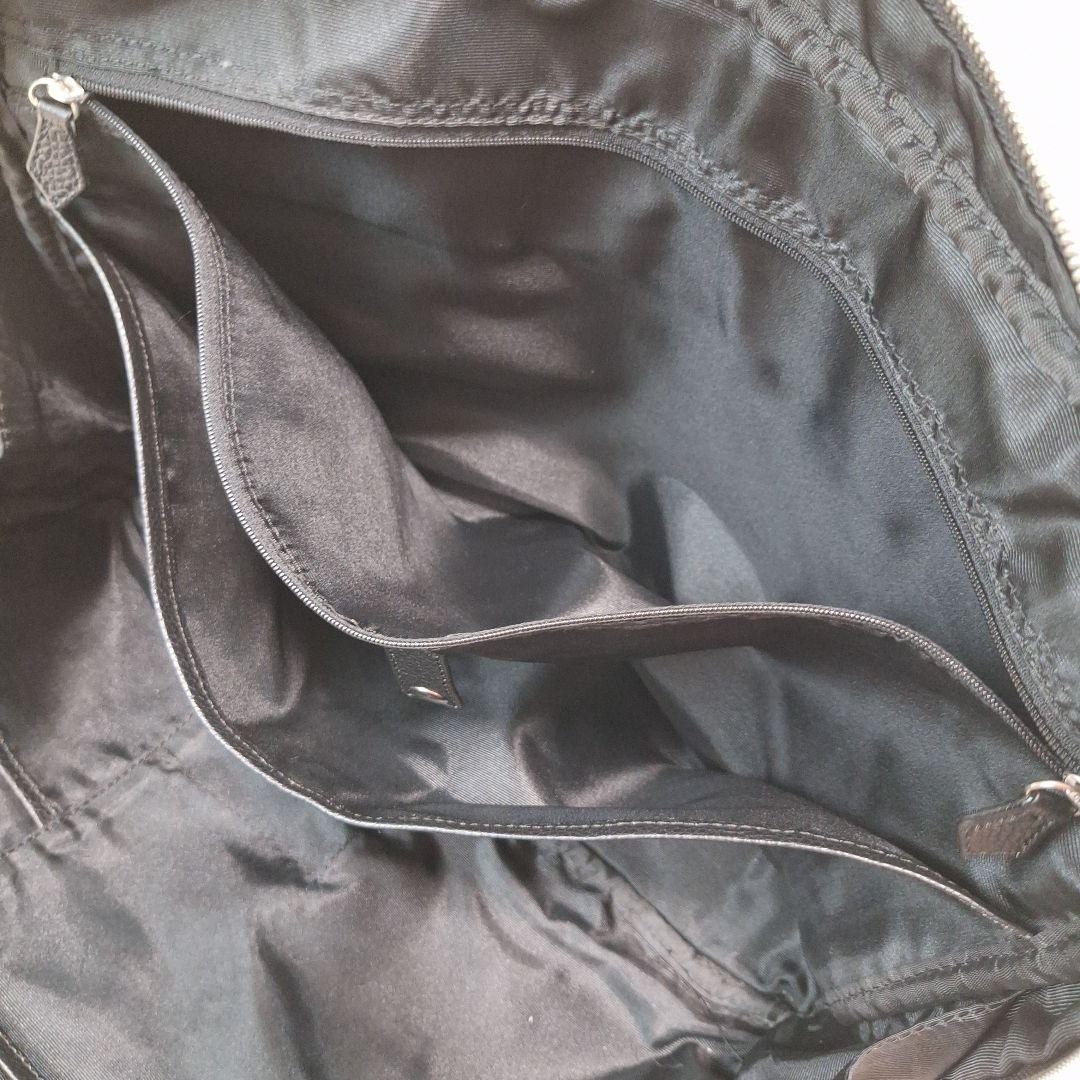 United Arrows Black Leather Briefcase Business Bag 29cm x 41cm Excellent