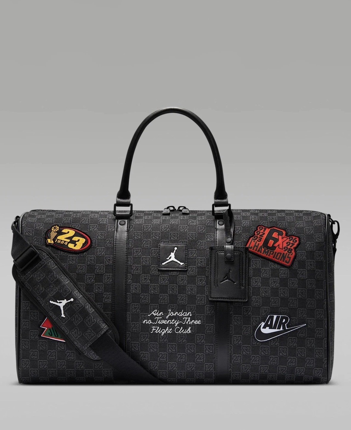 Nike Jordan Monogram Champion Luxury 25L Duffle Bag MM9157-023 Size Medium NEW