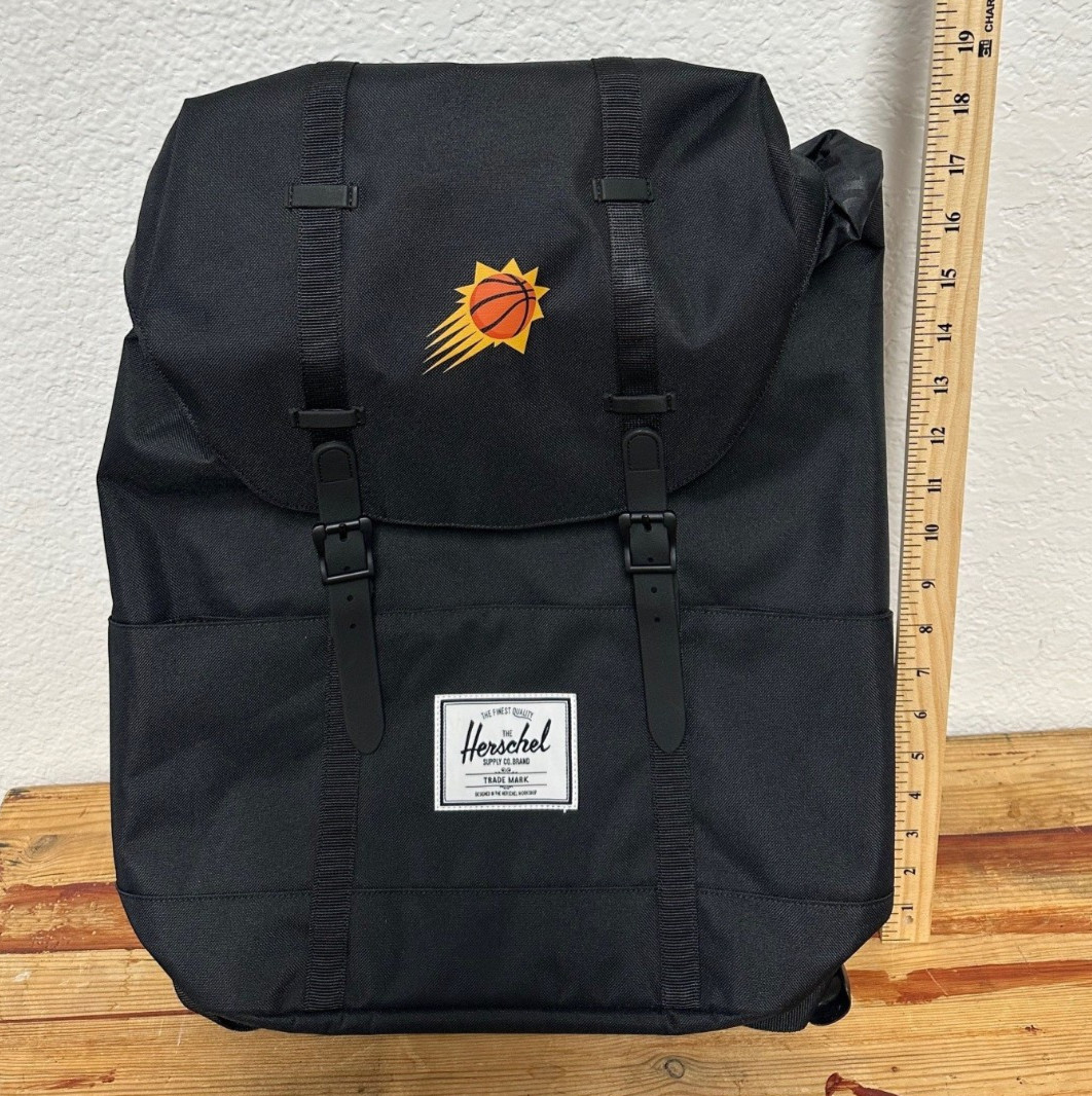 2026 Phoenix Suns NBA Hershel Eco Retreat 15″ Laptop Backpack NEW 100% recycled