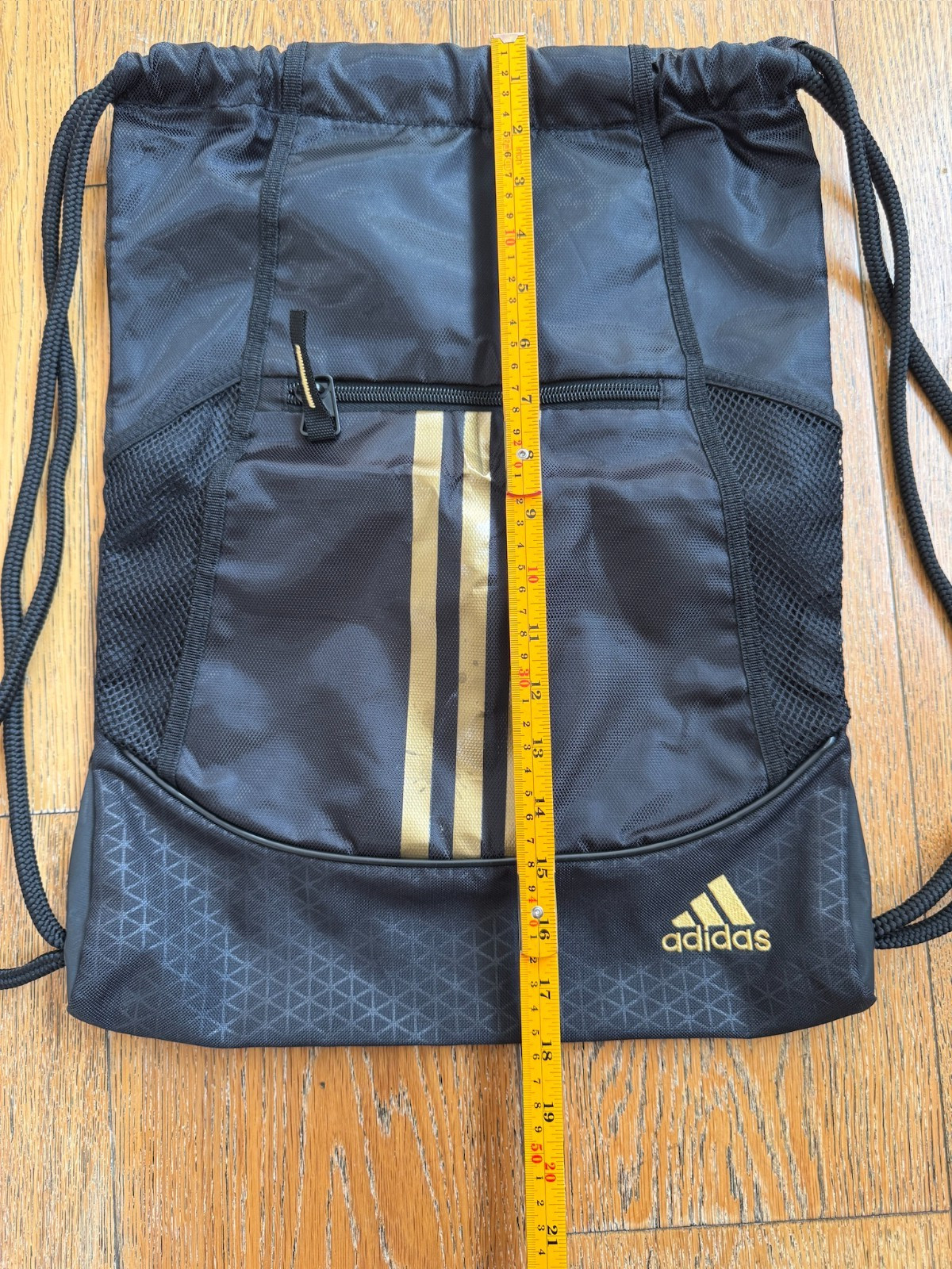 Adidas Alliance II Sackpack Drawstring Black/Gold Metallic