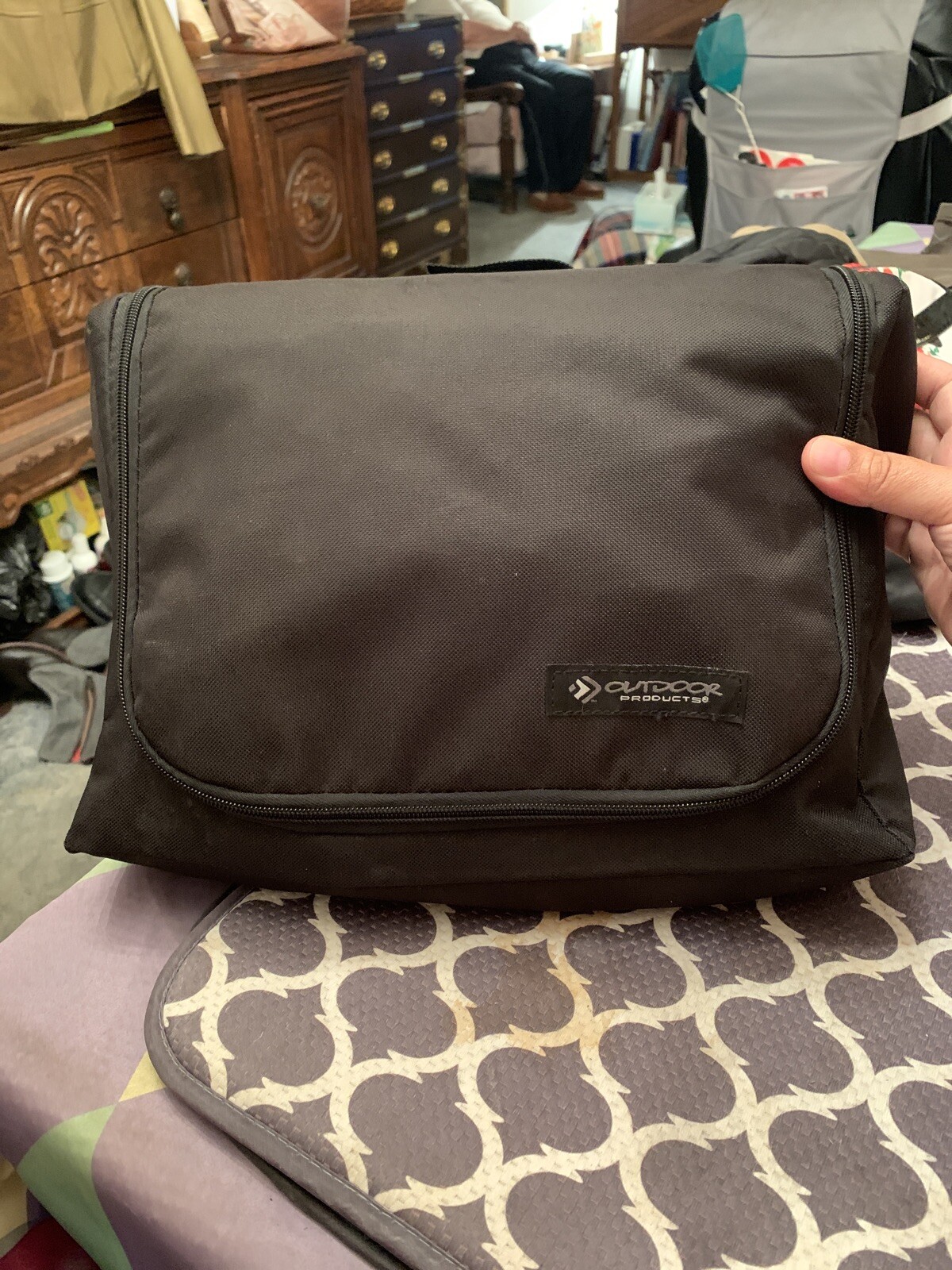 Built To Last Lifetime Outdoor Large Black Duffle Bag and Case 35 X 17 Packable