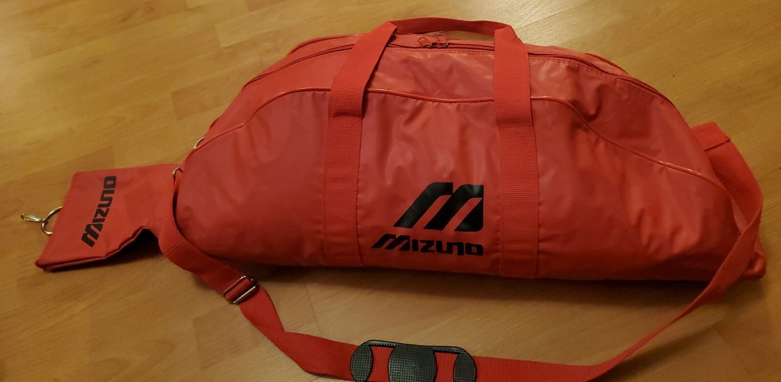 Mizuno Sport Duffle Bag Red 27×9.5×6.5 Pre-owned