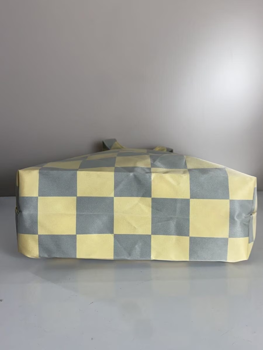 COMME des GARCONS Tote Bag, Nylon, Multicolor Check, OP-K201