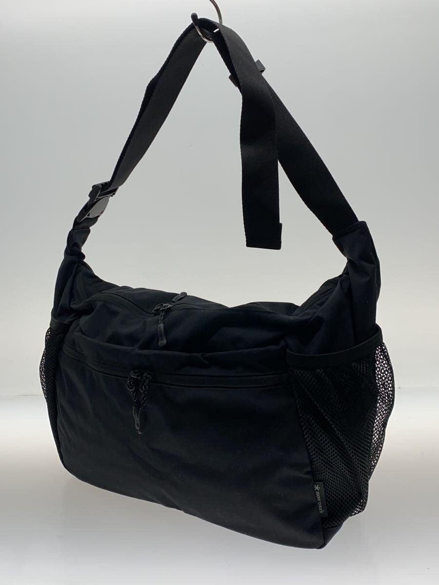 Snow Peak Everyday Use Middle Shoulder Bag, Nylon, Black, AC-25SU403