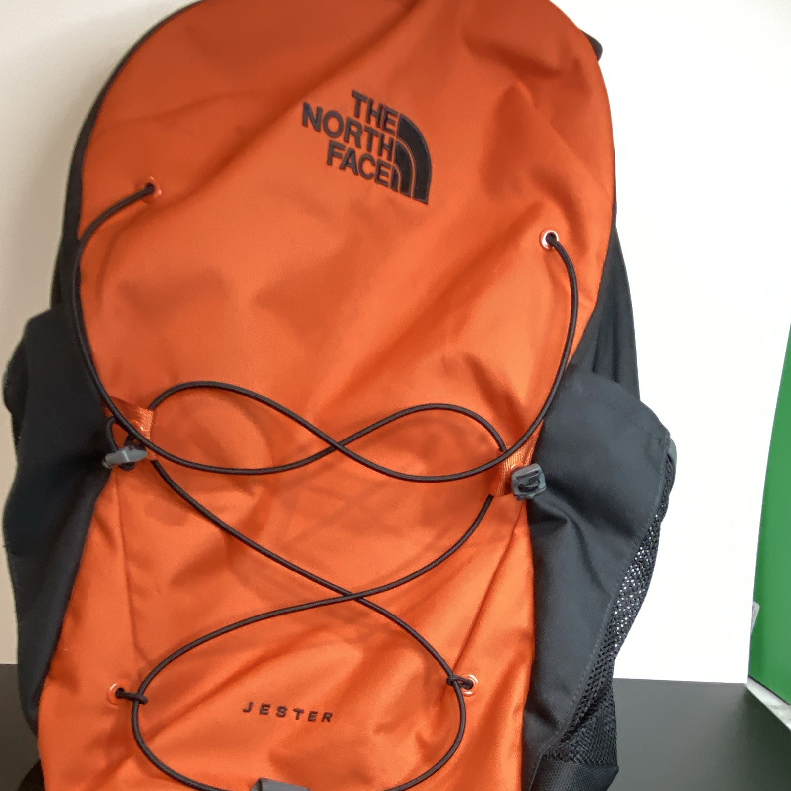 The North Face Jester Orange Backpack Flexvent and Laptop Space Ex Cond
