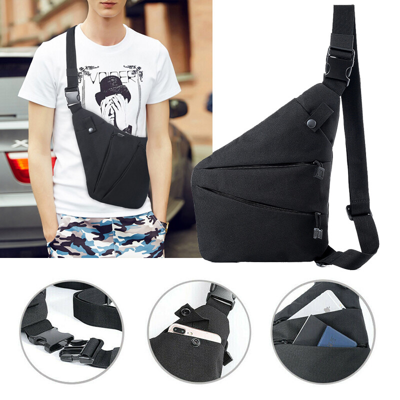 Tactical Sling Bag EDC Chest Conceal Shoulder Backpack Hiking Cycling Daypack US
