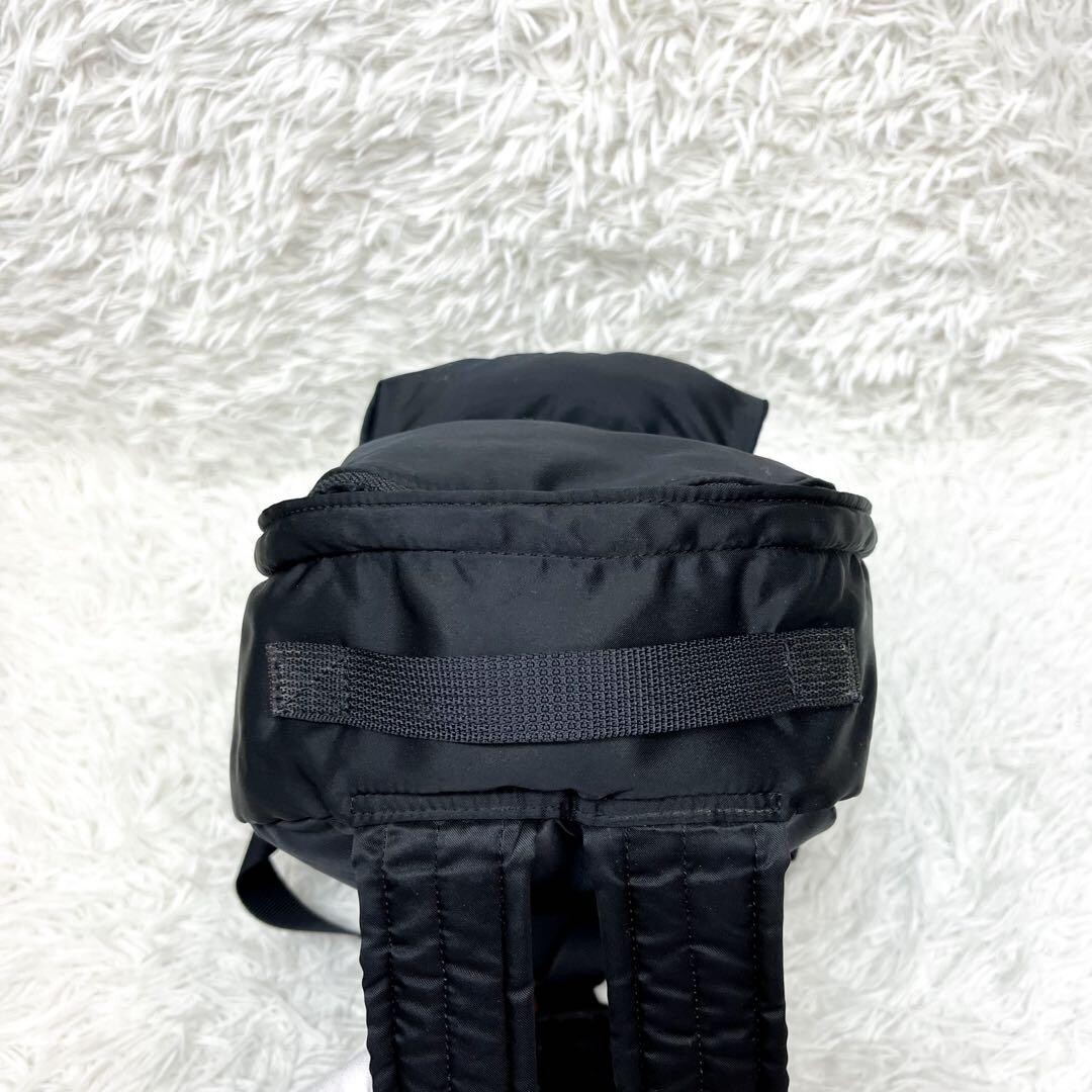 PORTER Tanker Backpack Black Nylon Japan Made Zip Repair 38cm Mens Bag Retrofit