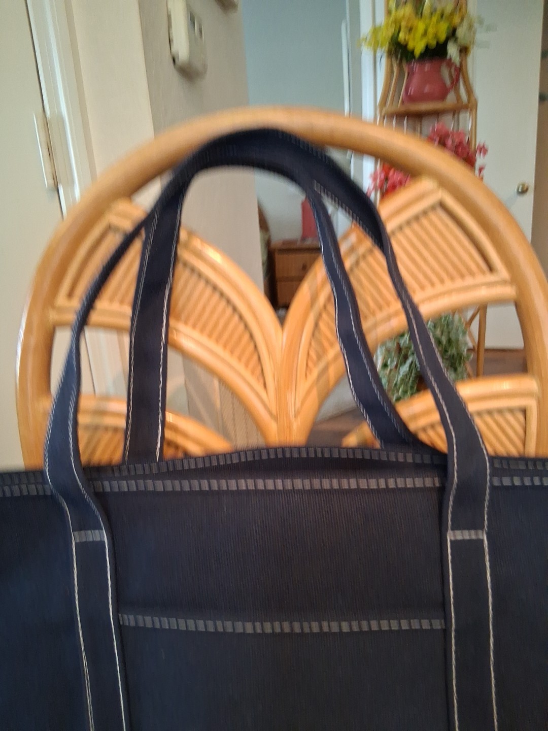HIT Navy Canvas Large Boat & Tote Bag Straz Center for Performing Arts, Tampa