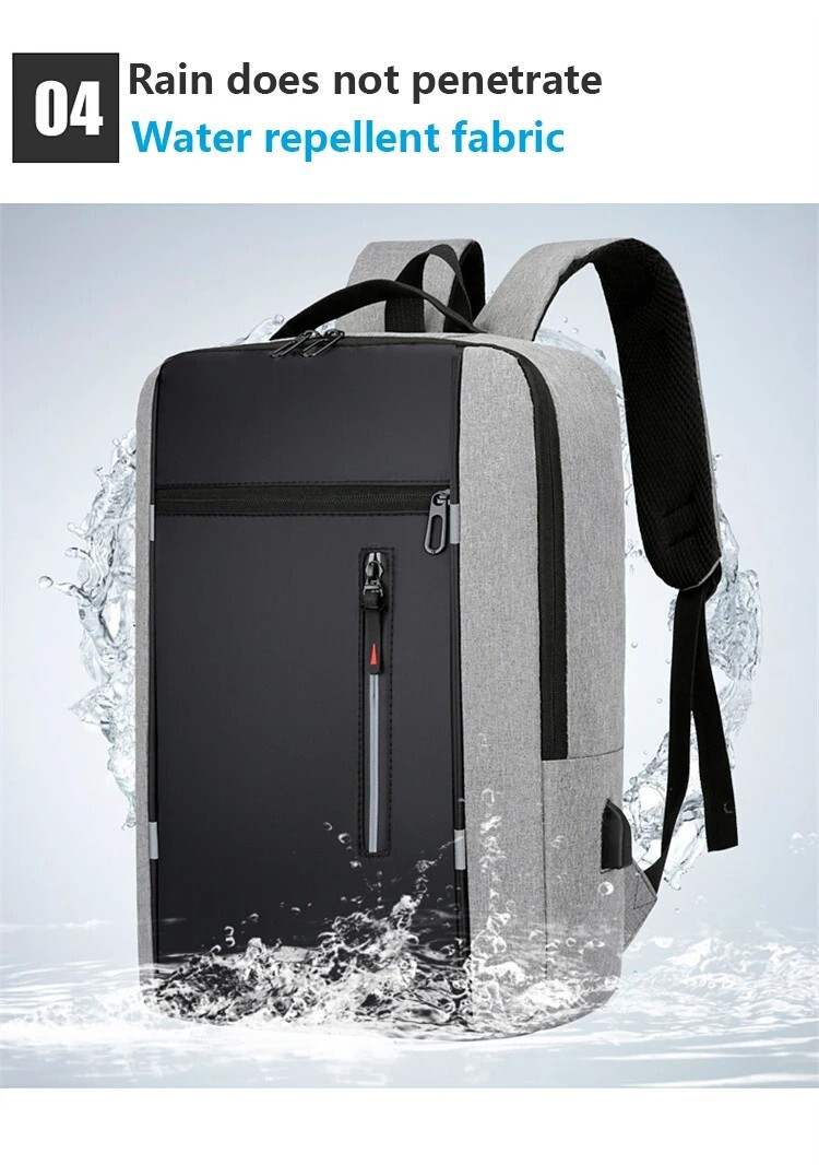 Business Backpack Waterproof, Men USB 15.6 Inch Laptop, school Backpack .