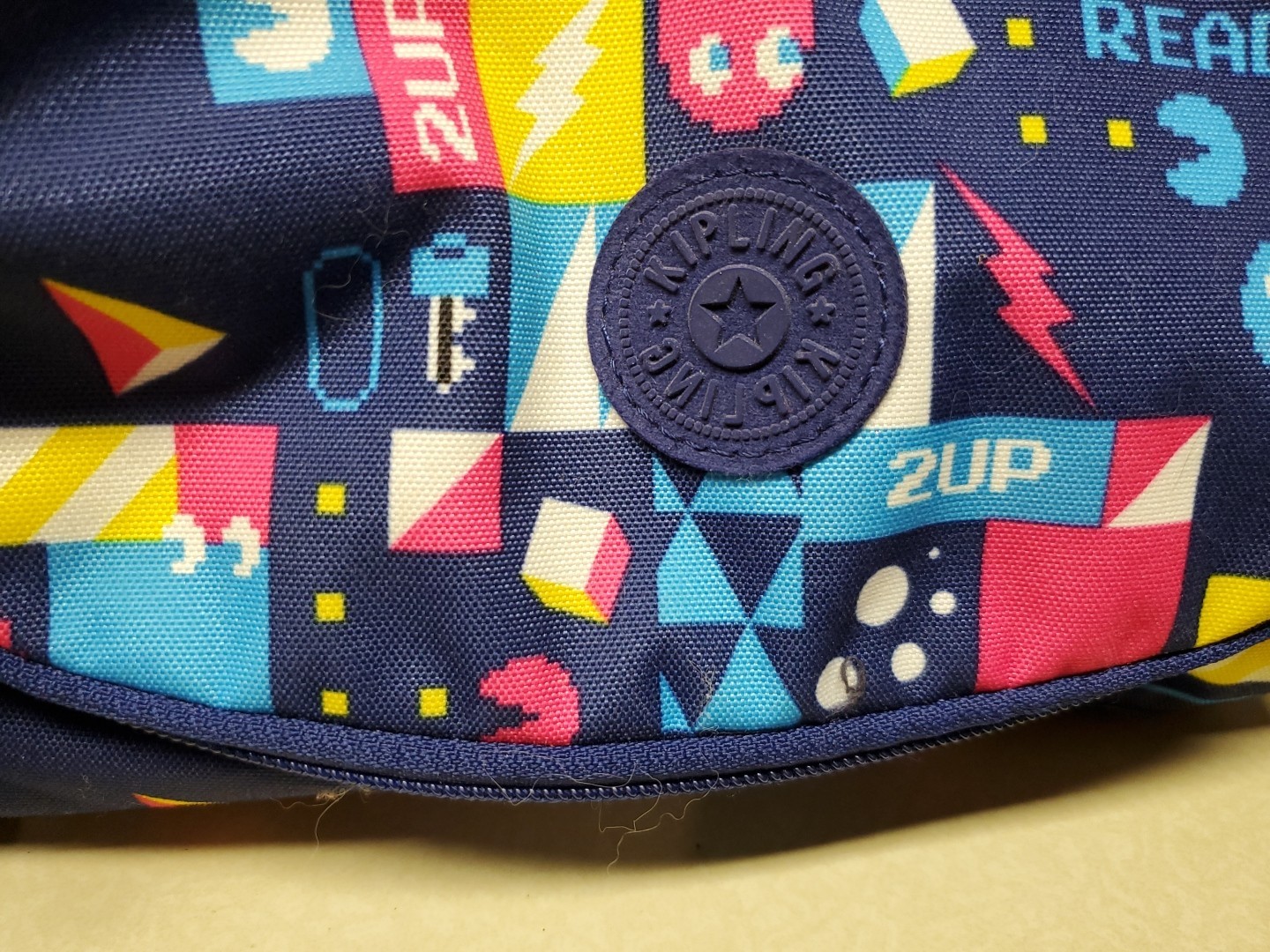 Kipling PAC-Man Insulated Lunch Cooler Bag Shoulder Strap Collab READ!