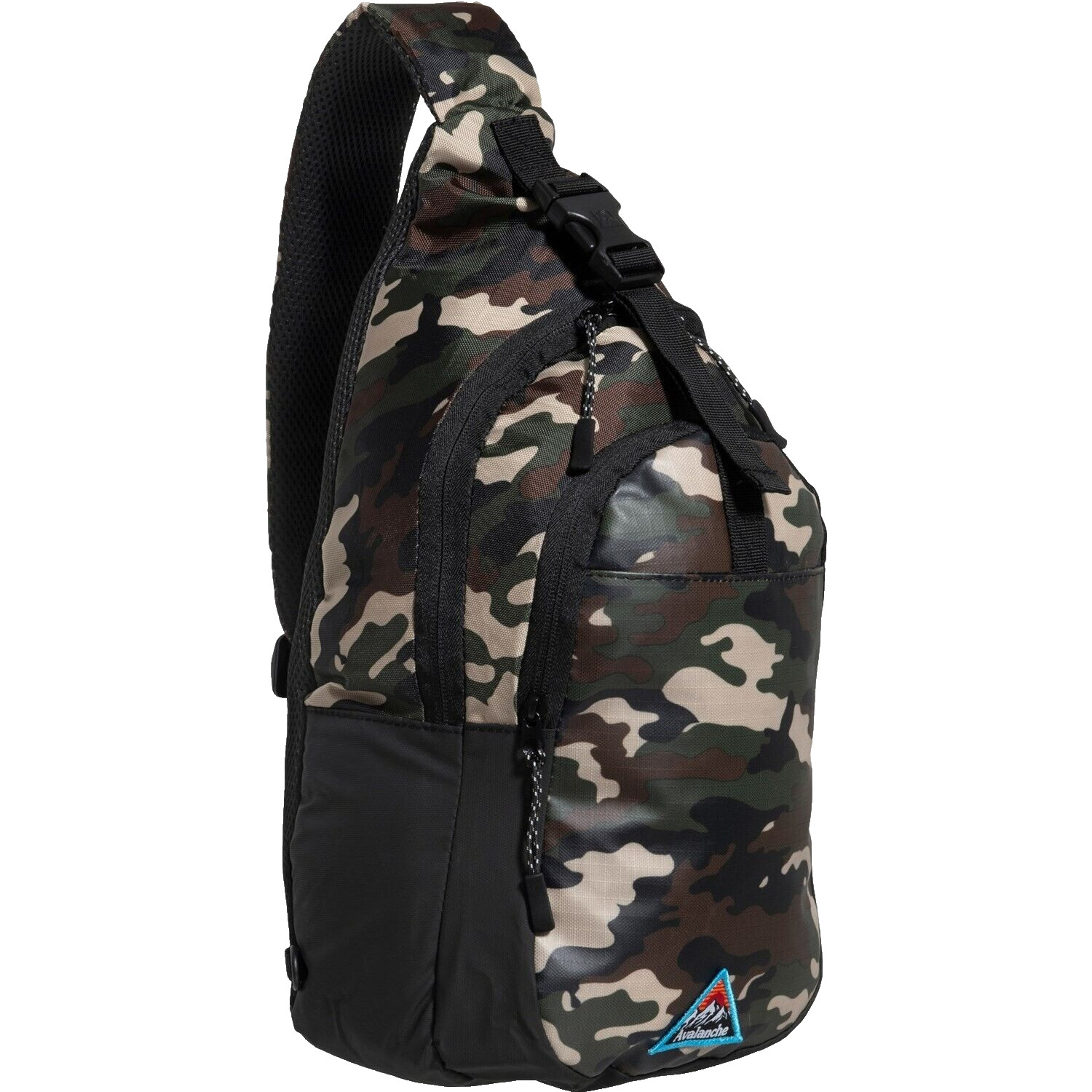 Avalanche Backpack Black Green Tan Brown Camo Crossbody Sling Day Small Bag New