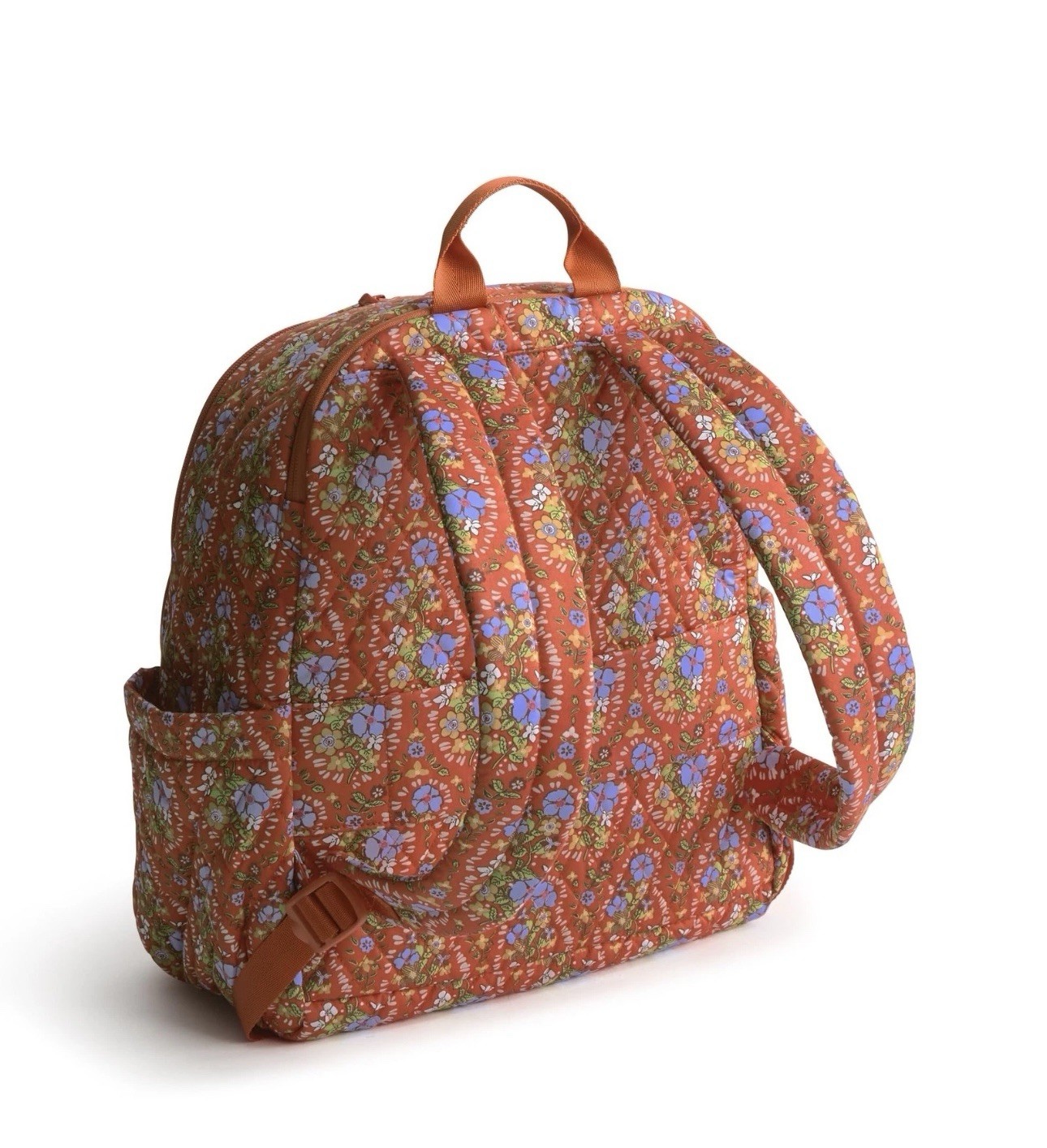 Vera Bradley Bancroft Quilted Backpack Premium Cotton Bookbag – Garden Paisley