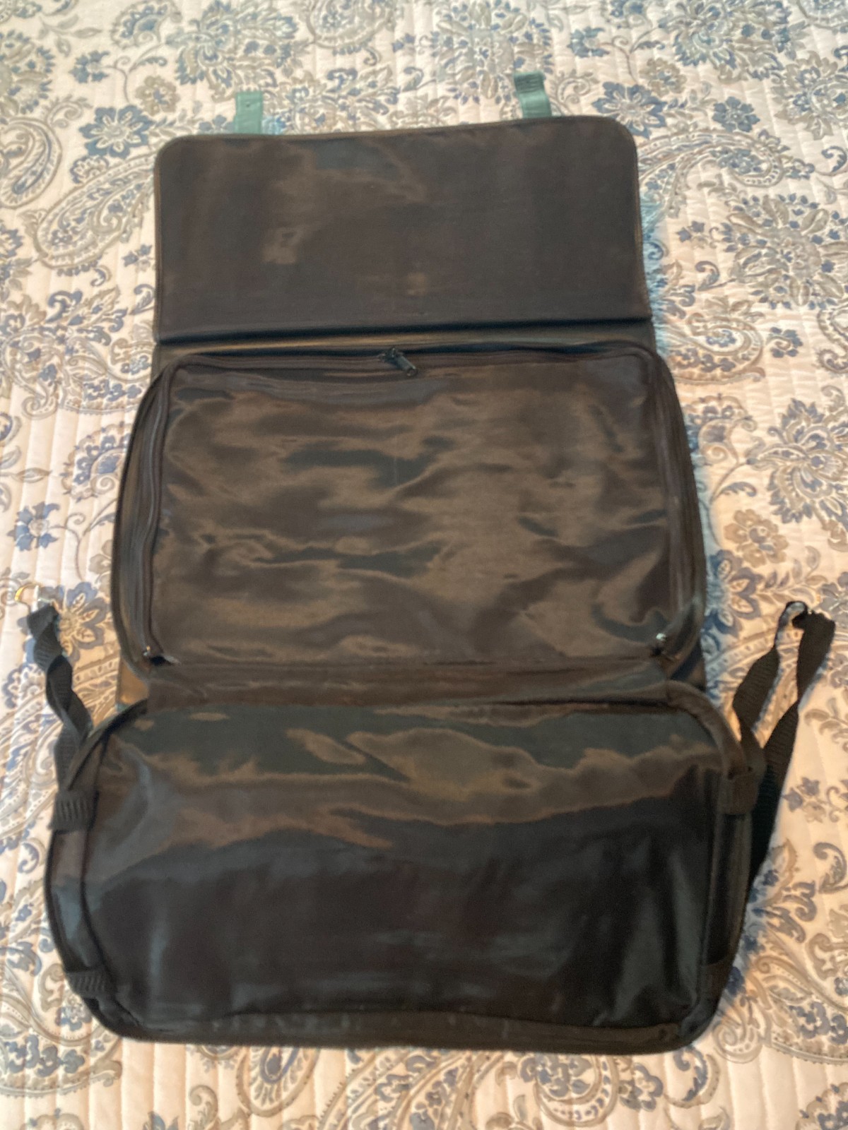 VINTAGE, PORSCHE DESIGN, HARD SIDED LEATHER BRIEFCASE WITH SADDLE BAG. C~VIDEO!!