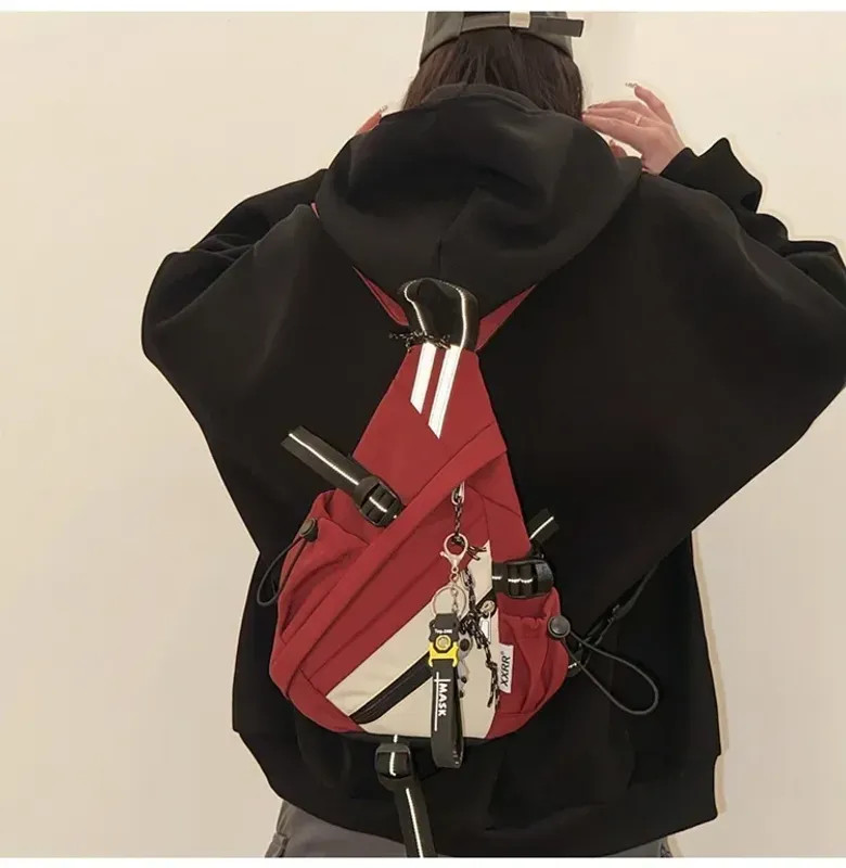 Hip Hop Sport Motorcycle Backpack Men Women Waterproof Multifunction