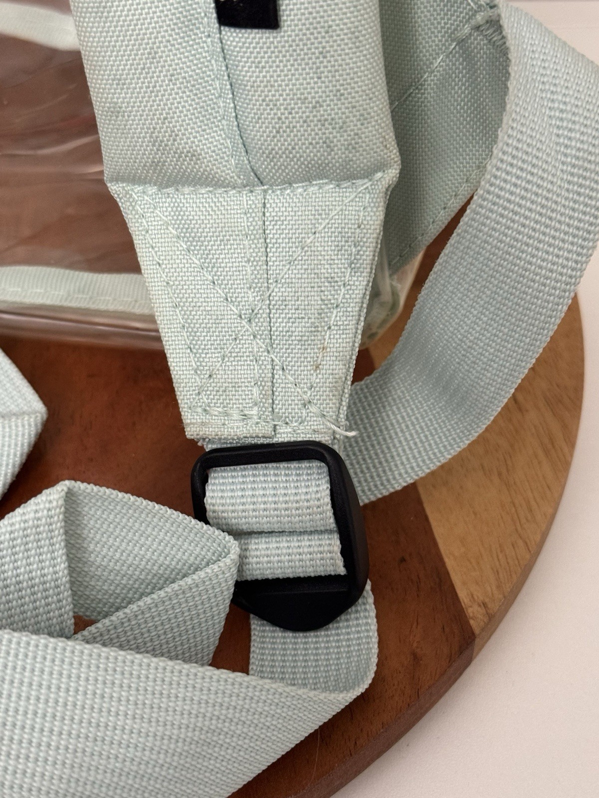 Adidas Clear Linear Backpack/Book-bag Mint Shoulder Straps