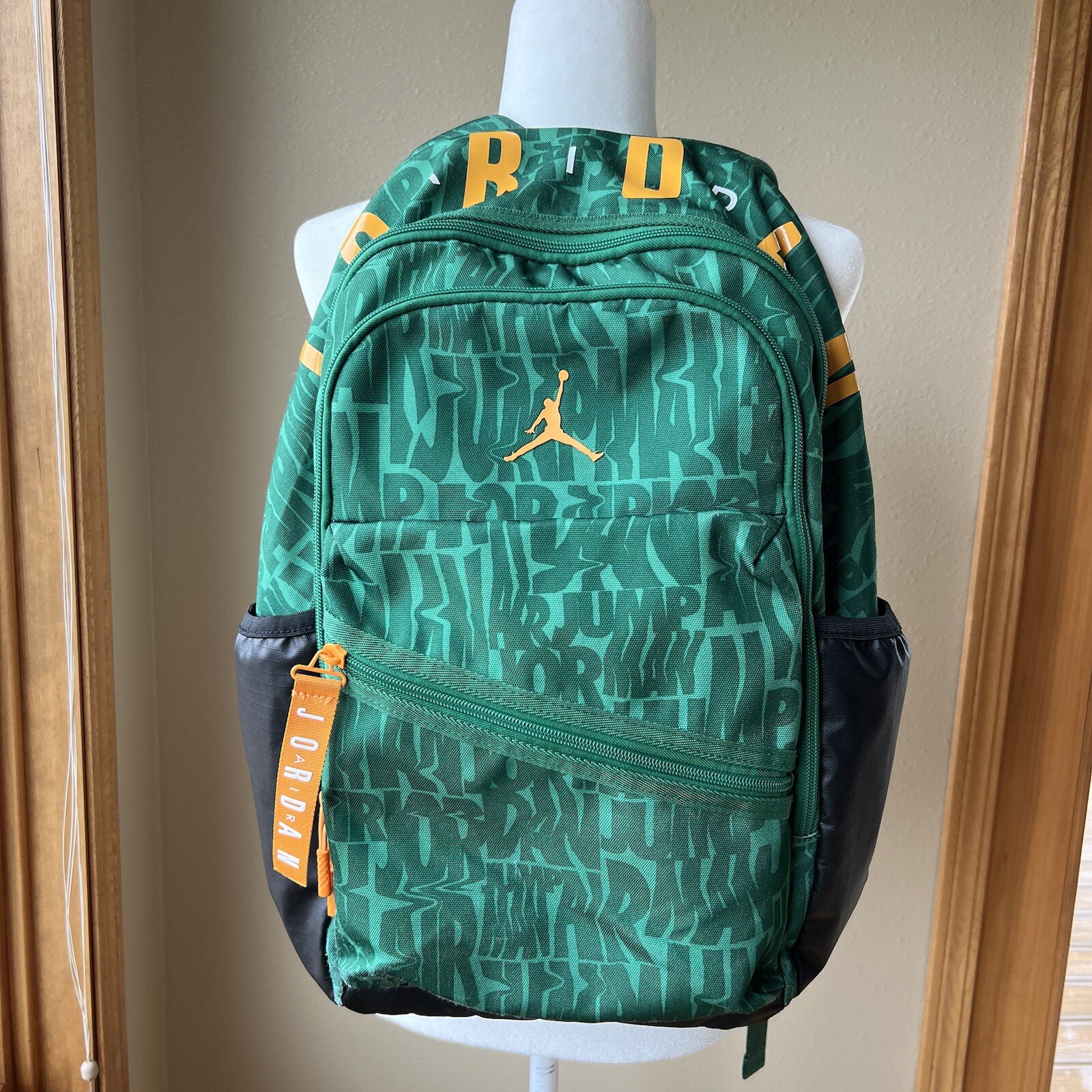 Jordan Air Patrol Backpack 29L Pine Green Sporty School Travel Pockets *READ