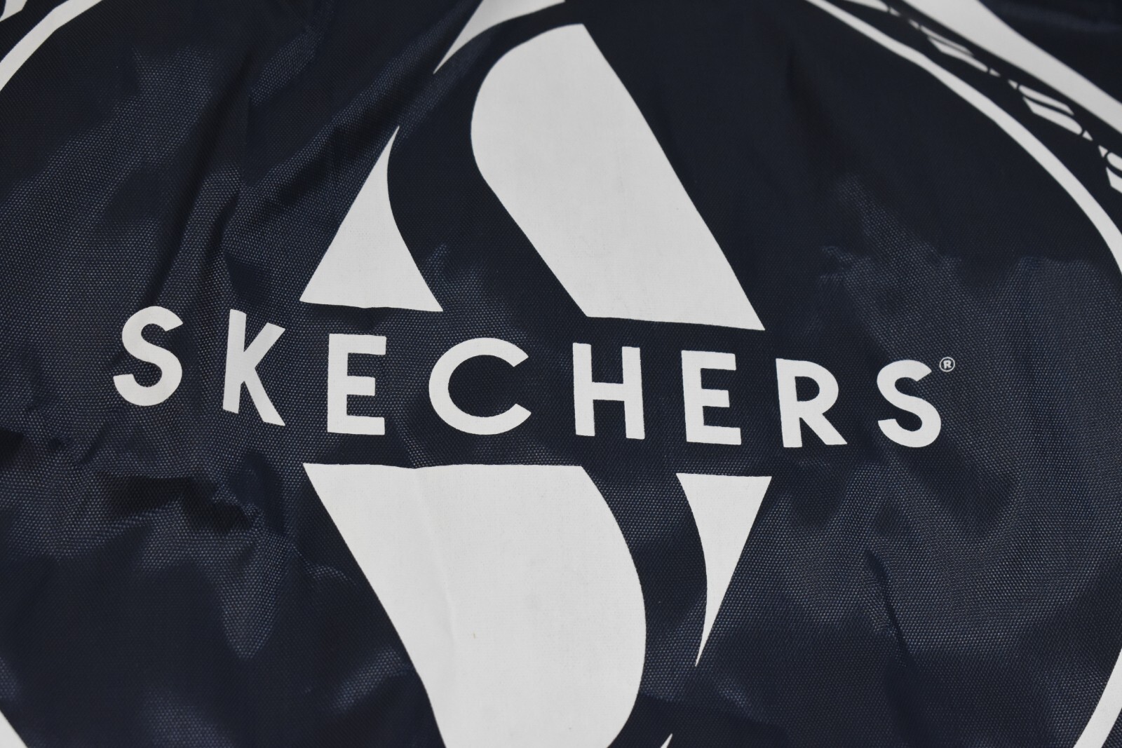 Skechers Navy Blue & White Drawstring Bag Cinch Bag Nylon Bag 16″ x 20″ Lot of 5