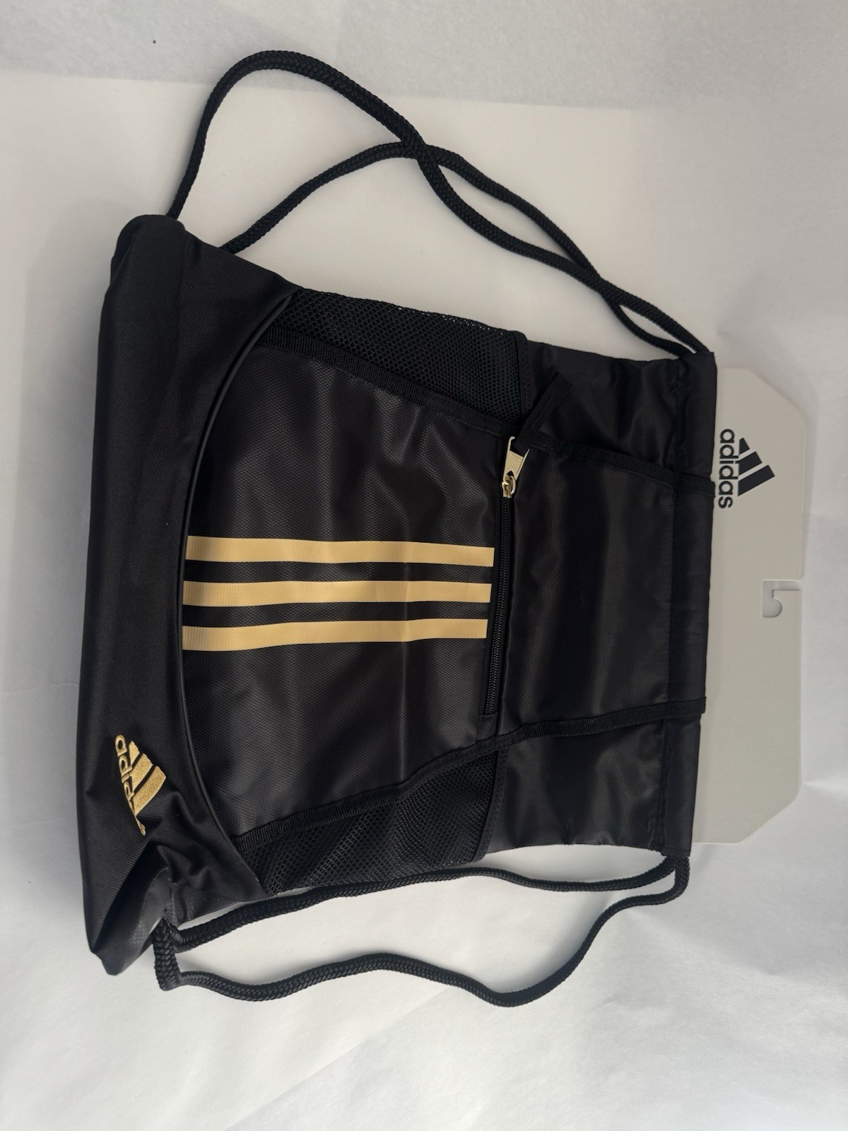 Adidas Alliance II Sackpack Drawstring Black/Gold Metallic