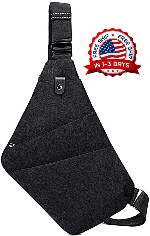 Bandolera Para Hombre Mochila Viaje Cartera Bolso De Hombro Nuevo 2022