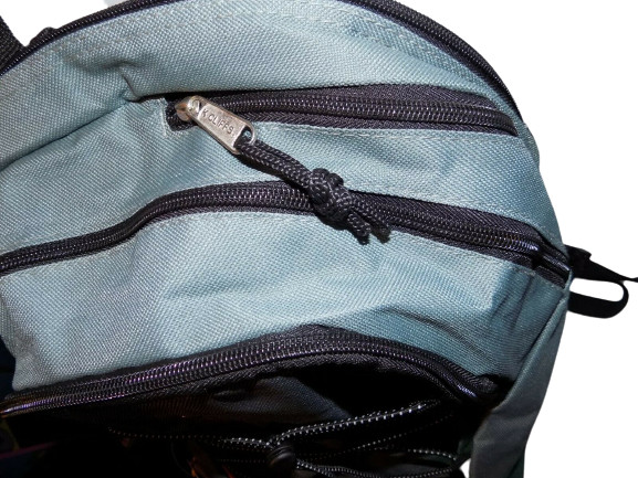 K-Cliffs Backpack 3 Compartment CD Pocket Padded Back Panel and Shoulder Strap