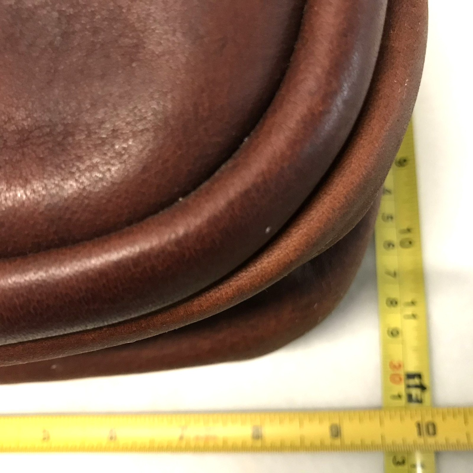 DELUTH Trading Mens Brown Buffalo Leather Crossbody Bag Adjustable