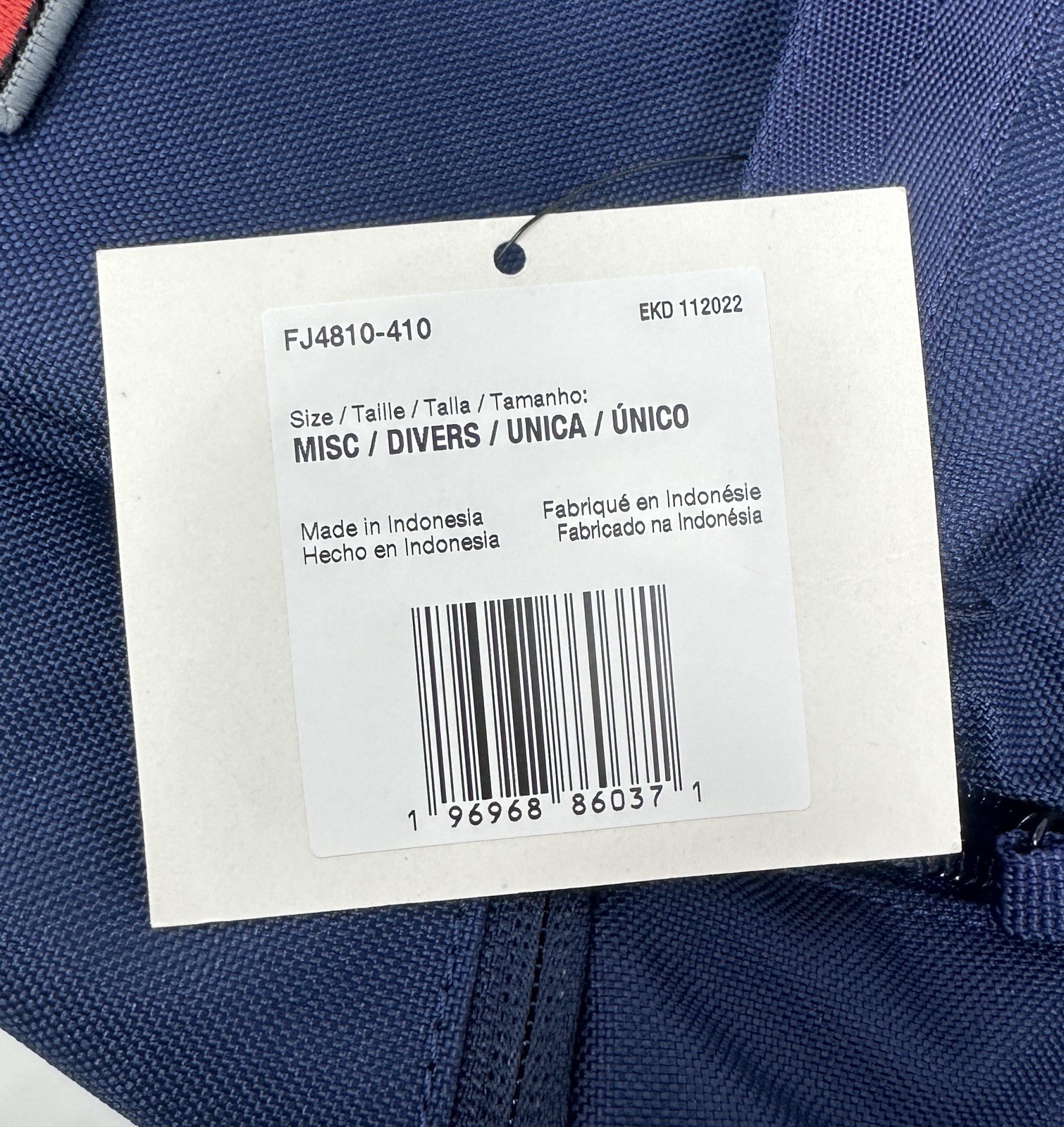 Nike Heritage Team Backpack 25L Navy Orange FJ4810-410