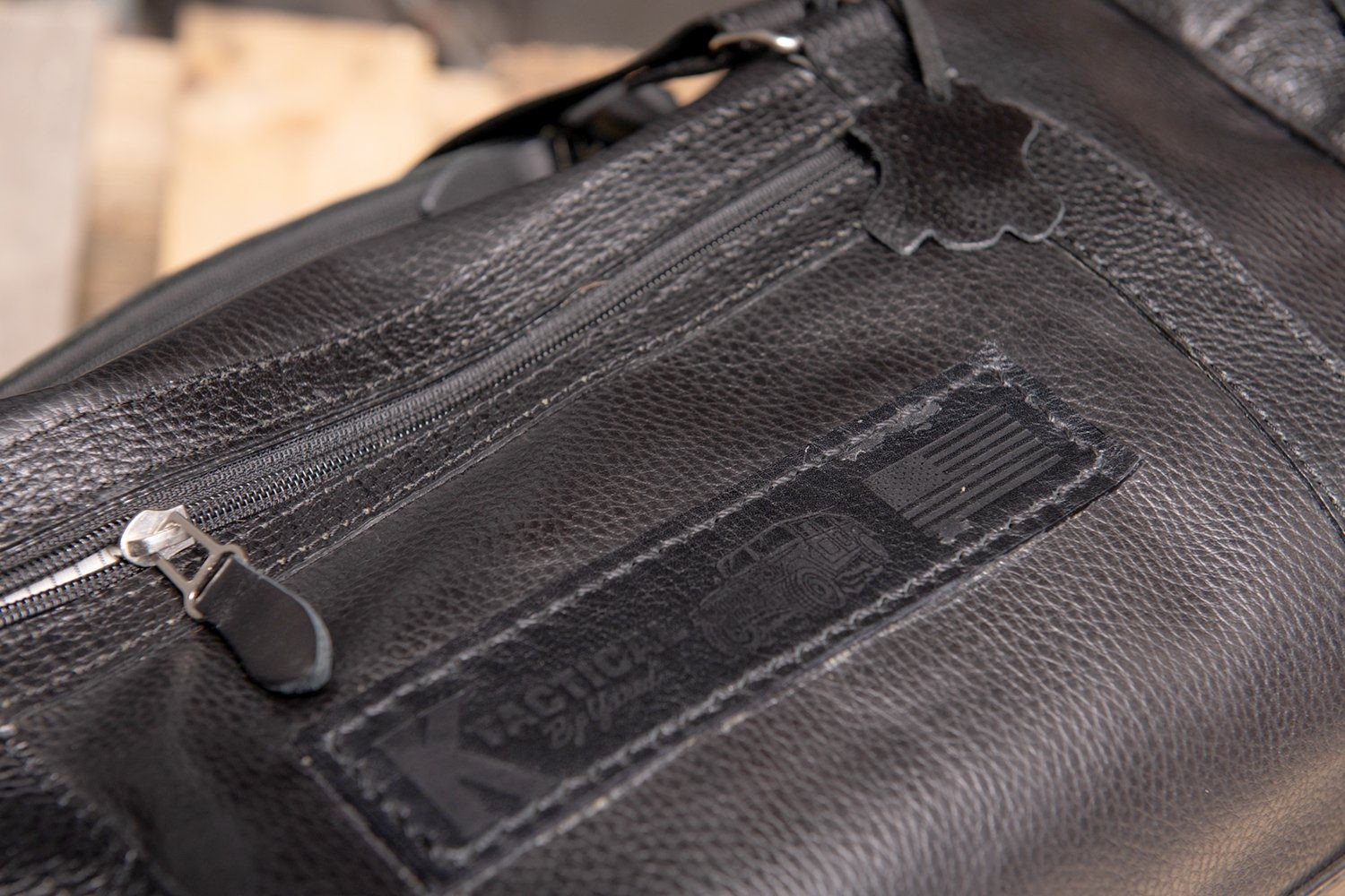 Ktactical USA Leather duffel travel bag