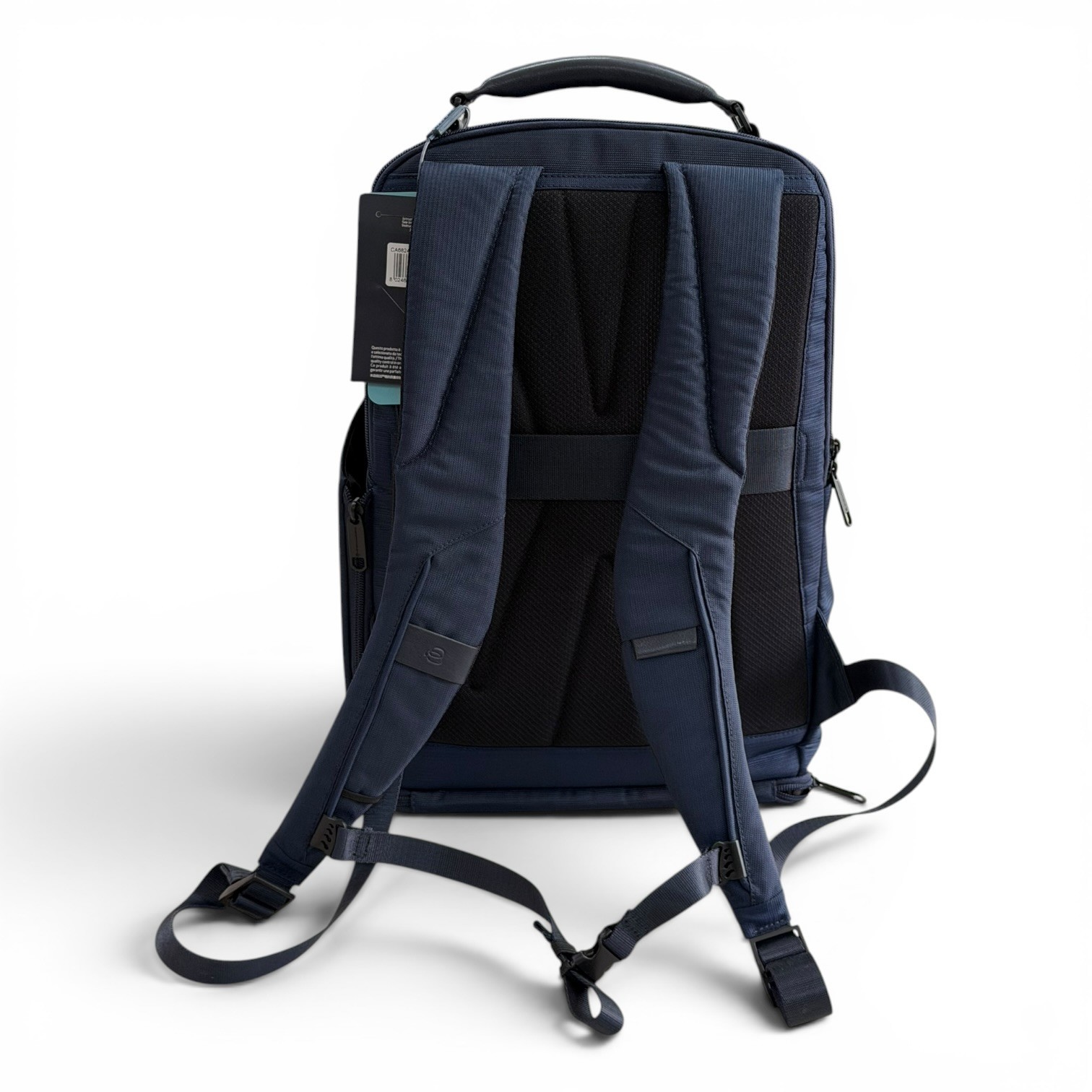 PIQUADRO men’s backpack leather backpack with computer made in Italy notebook