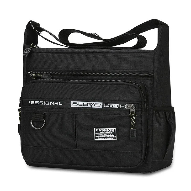 Men Crossbody Bag – Fashionable Multi-Pocket Storage Big Capacity Travel Gift