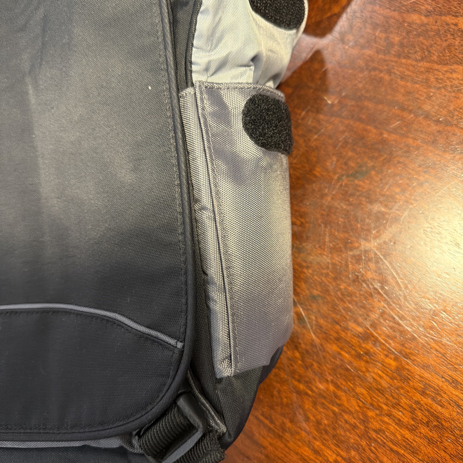 Travel Crossbody Laptop School Bag Black and Gray – See Description