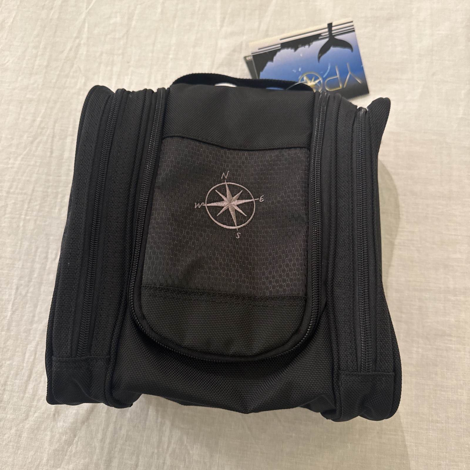 Mens Hanging Glacier Toiletry Bag Organizer W/ Multiple Pockets YPO/ NWT