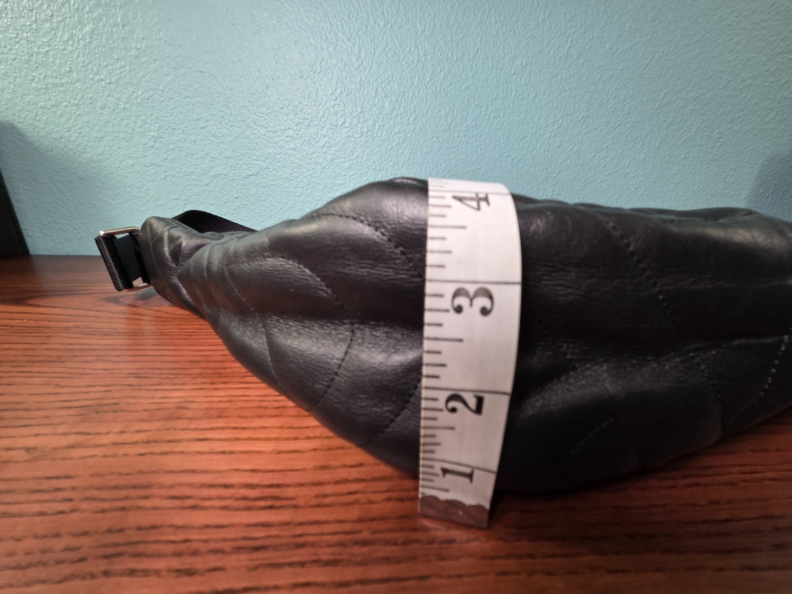 Represent Clo Genuine Leather Logo Padded Quilted Sling Bag Men’s/Unisex