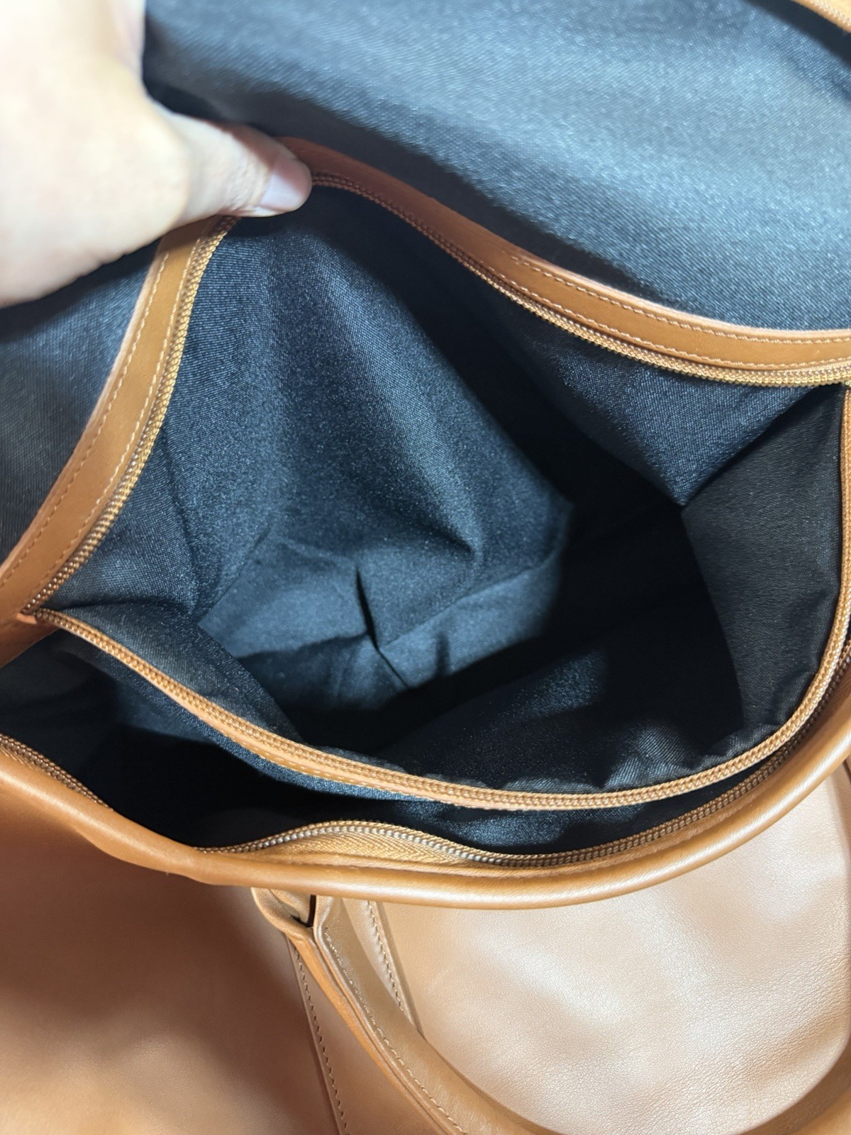 COACH OLD COACH 2-Way Boston Bag Brown Leather Shoulder Duffle Vintage 0502