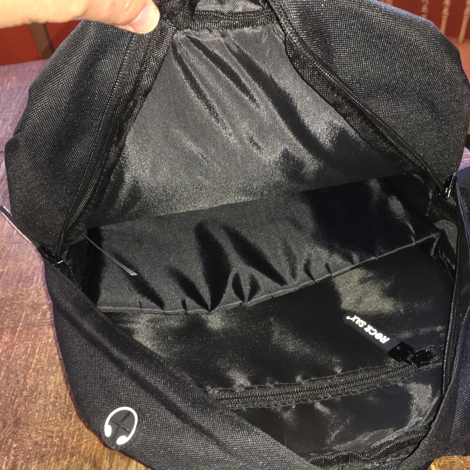 Pantera Skull and Bones Black Backpack Rock Sax Bag Festival School Band Merch